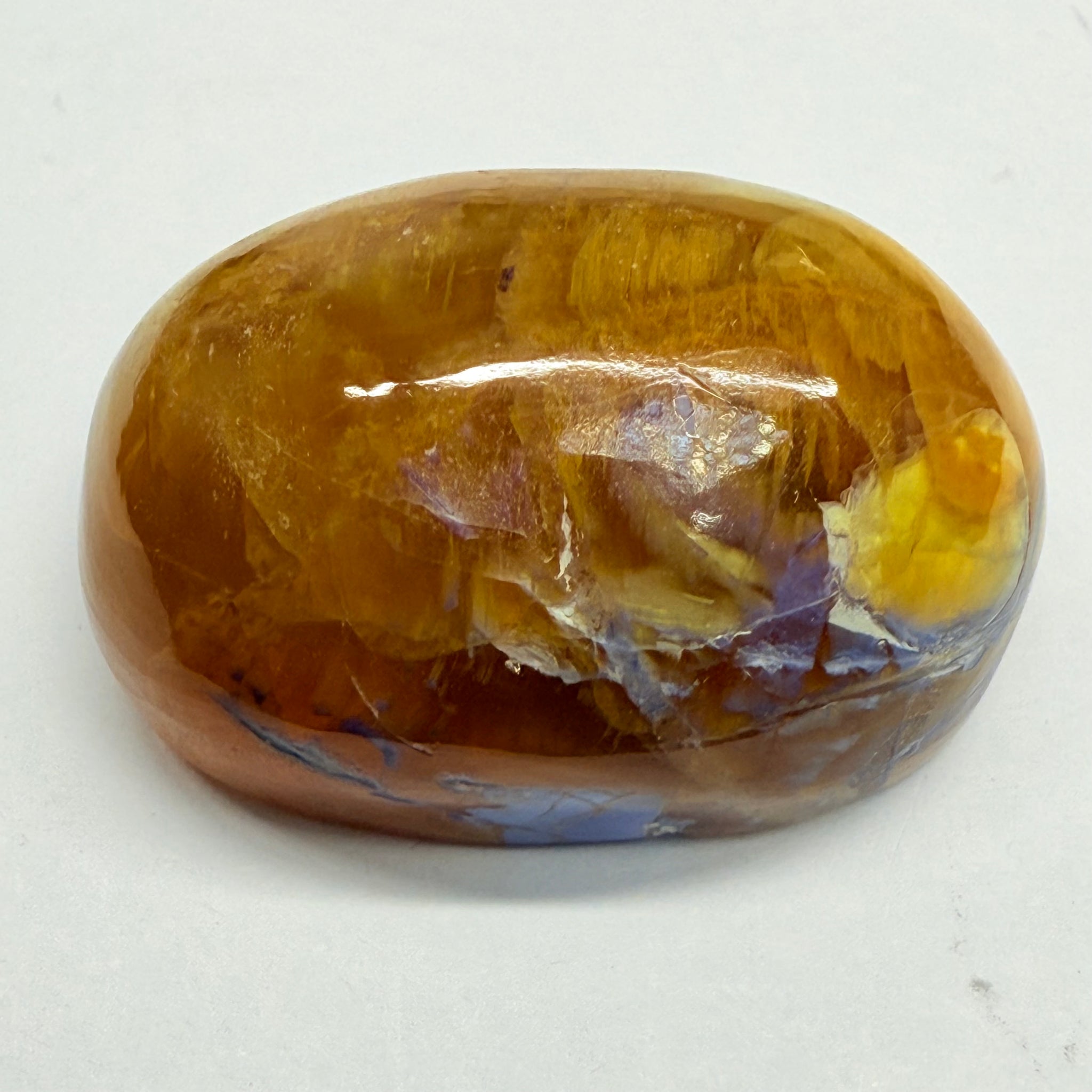 Cats-Eye Opal, 28.18ct, Tanzania, Untreated Unheated, weak cats eye