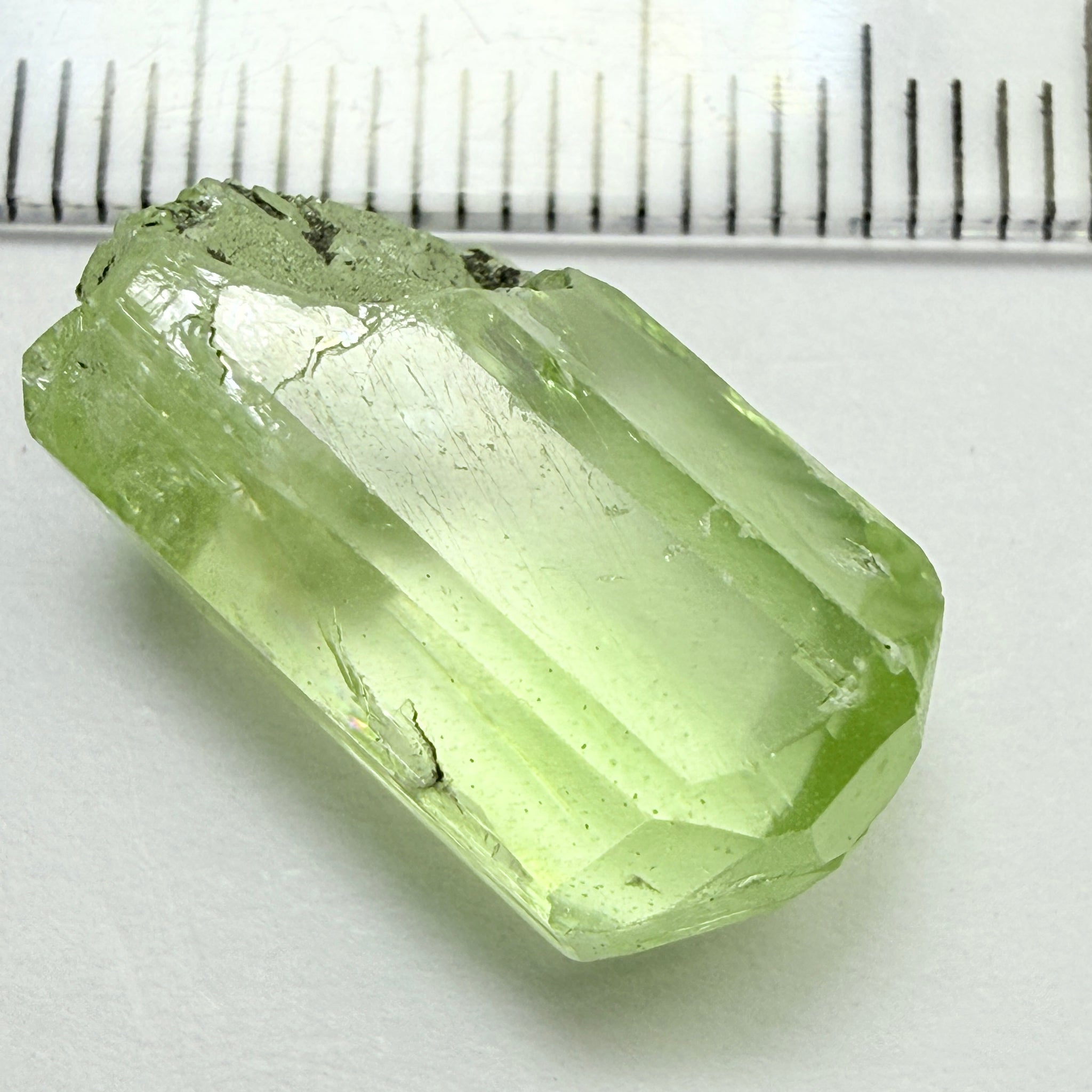 Diopside crystal, 3.30gm, Merelani, Tanzania, Untreated Unheated - facetable portion
