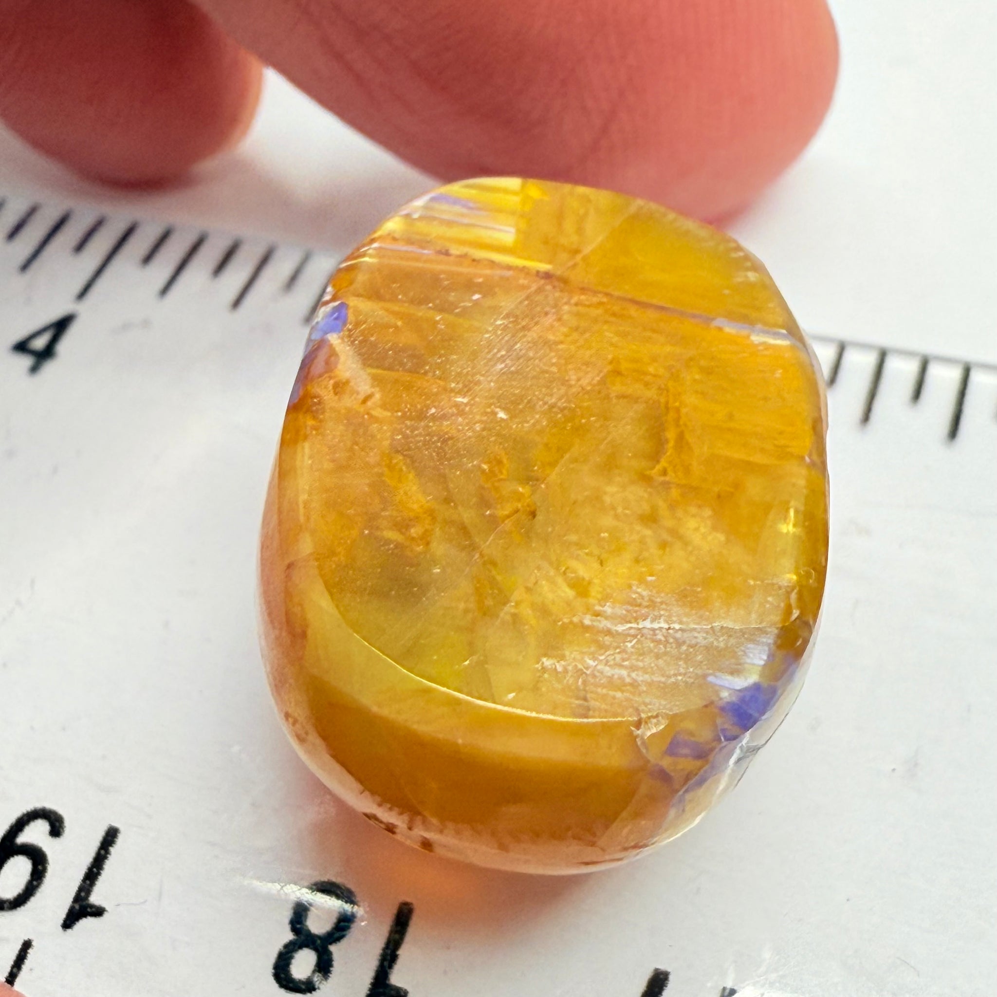 Cats-Eye Opal, 28.18ct, Tanzania, Untreated Unheated, weak cats eye