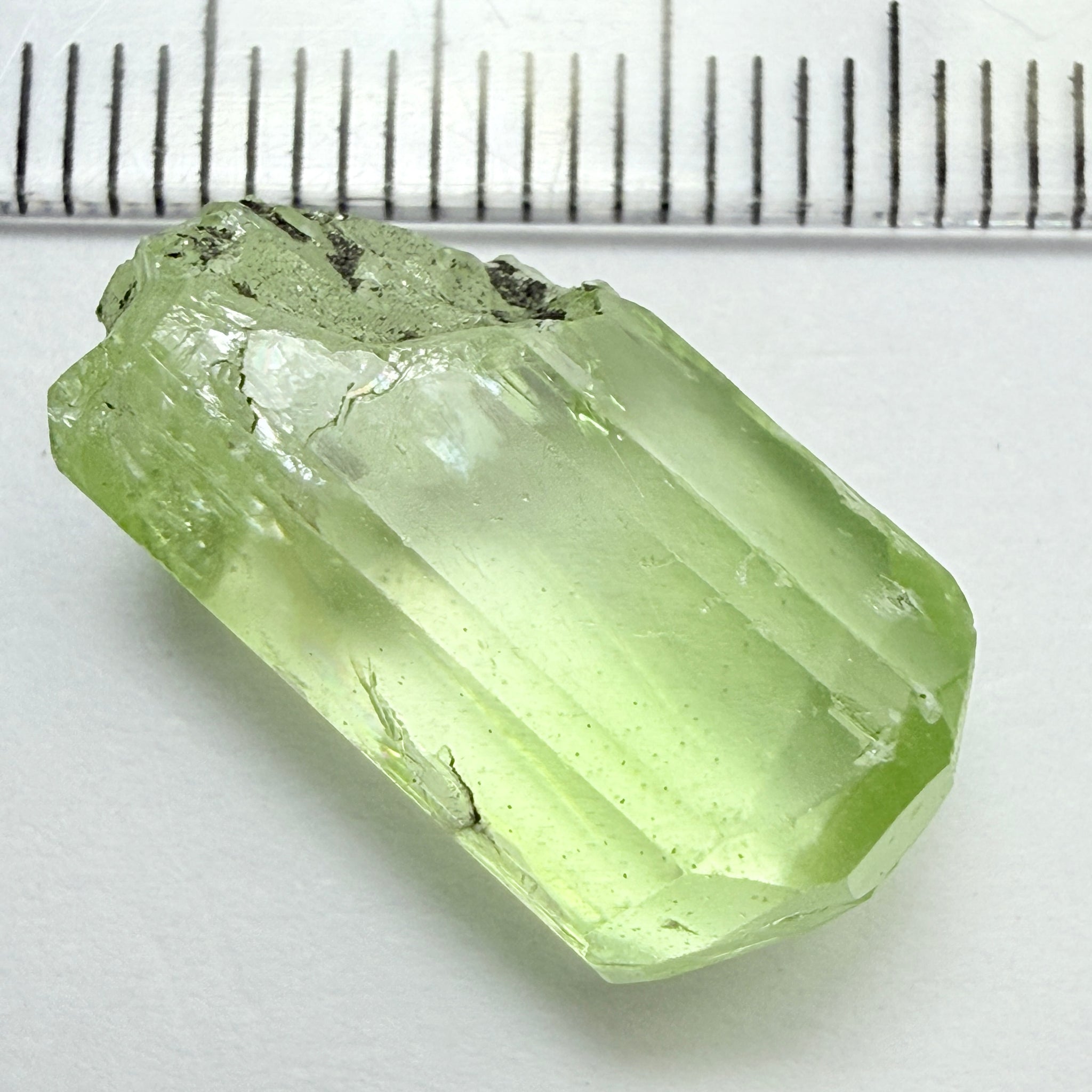 Diopside crystal, 3.30gm, Merelani, Tanzania, Untreated Unheated - facetable portion