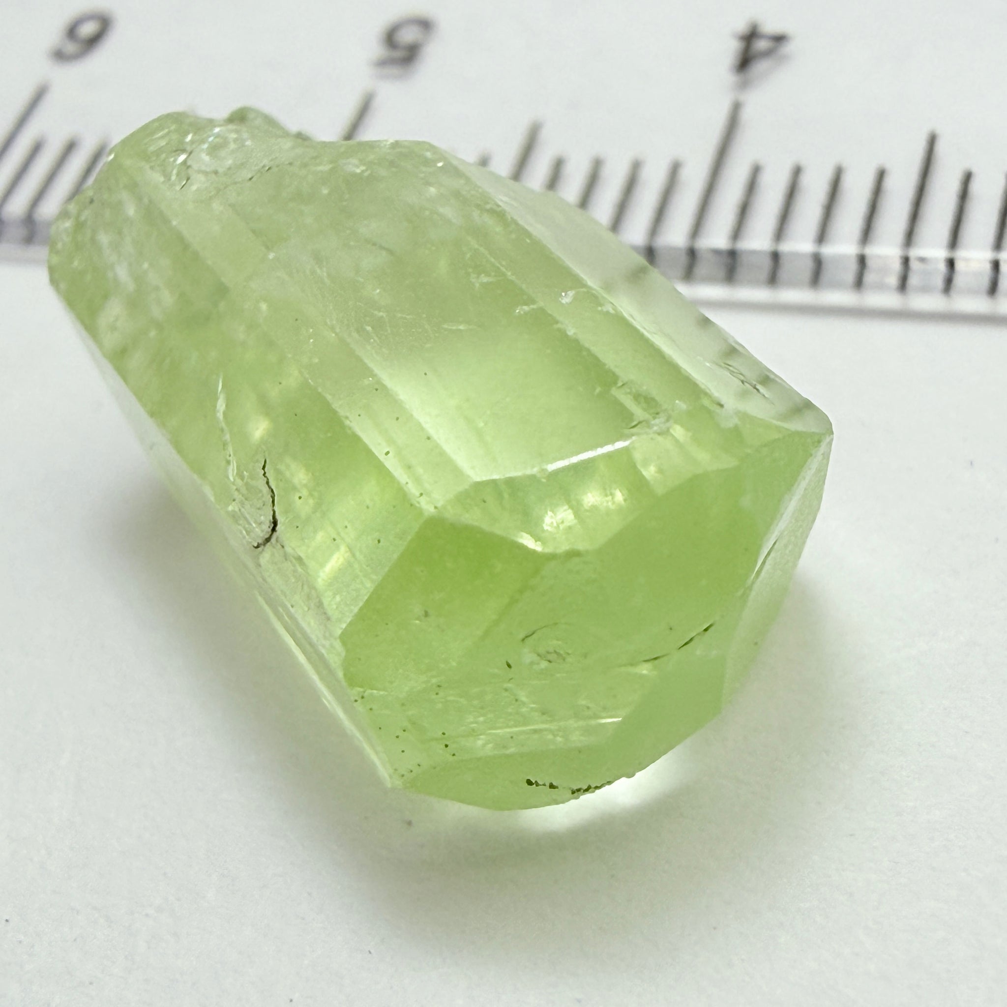Diopside crystal, 3.30gm, Merelani, Tanzania, Untreated Unheated - facetable portion