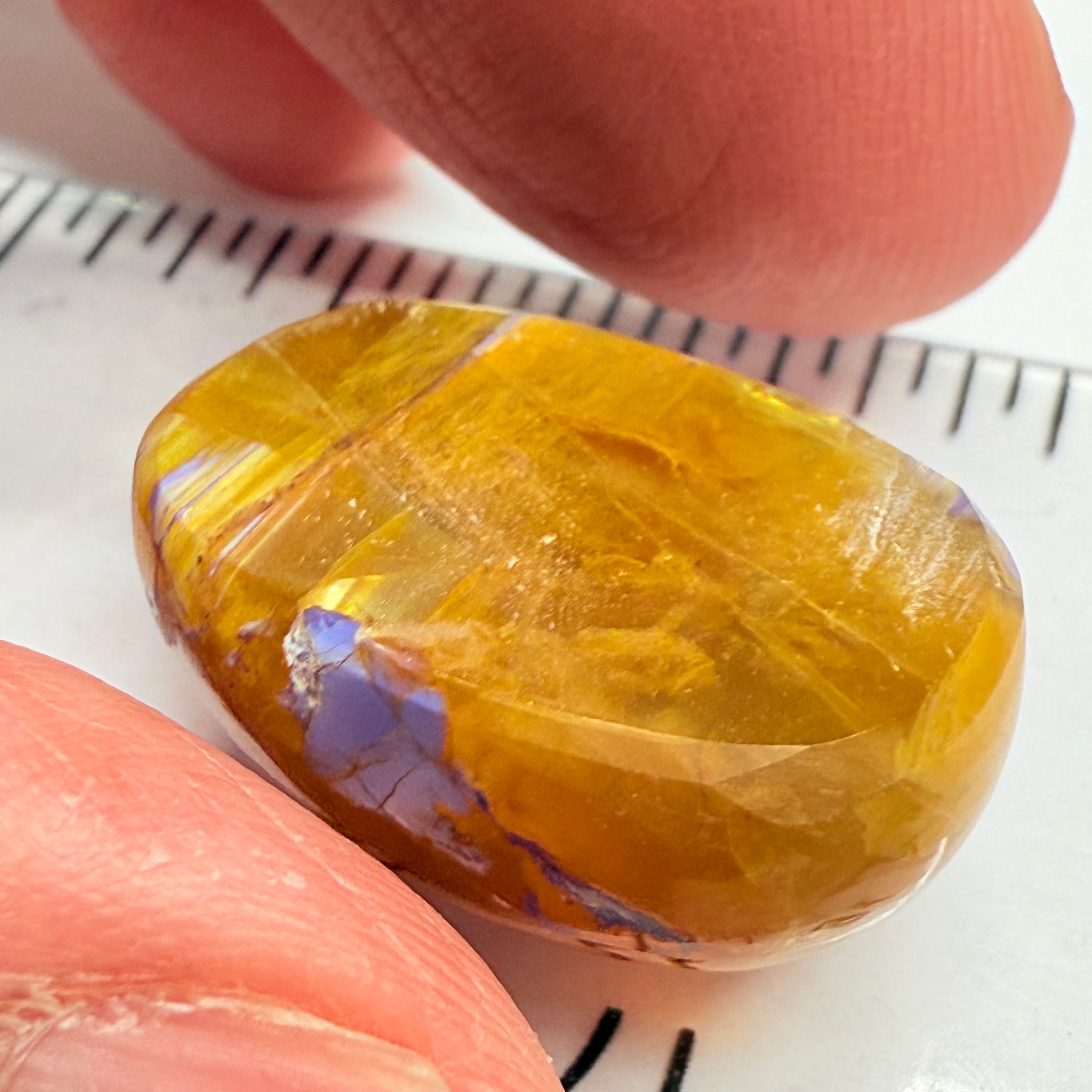 Cats-Eye Opal, 28.18ct, Tanzania, Untreated Unheated, weak cats eye