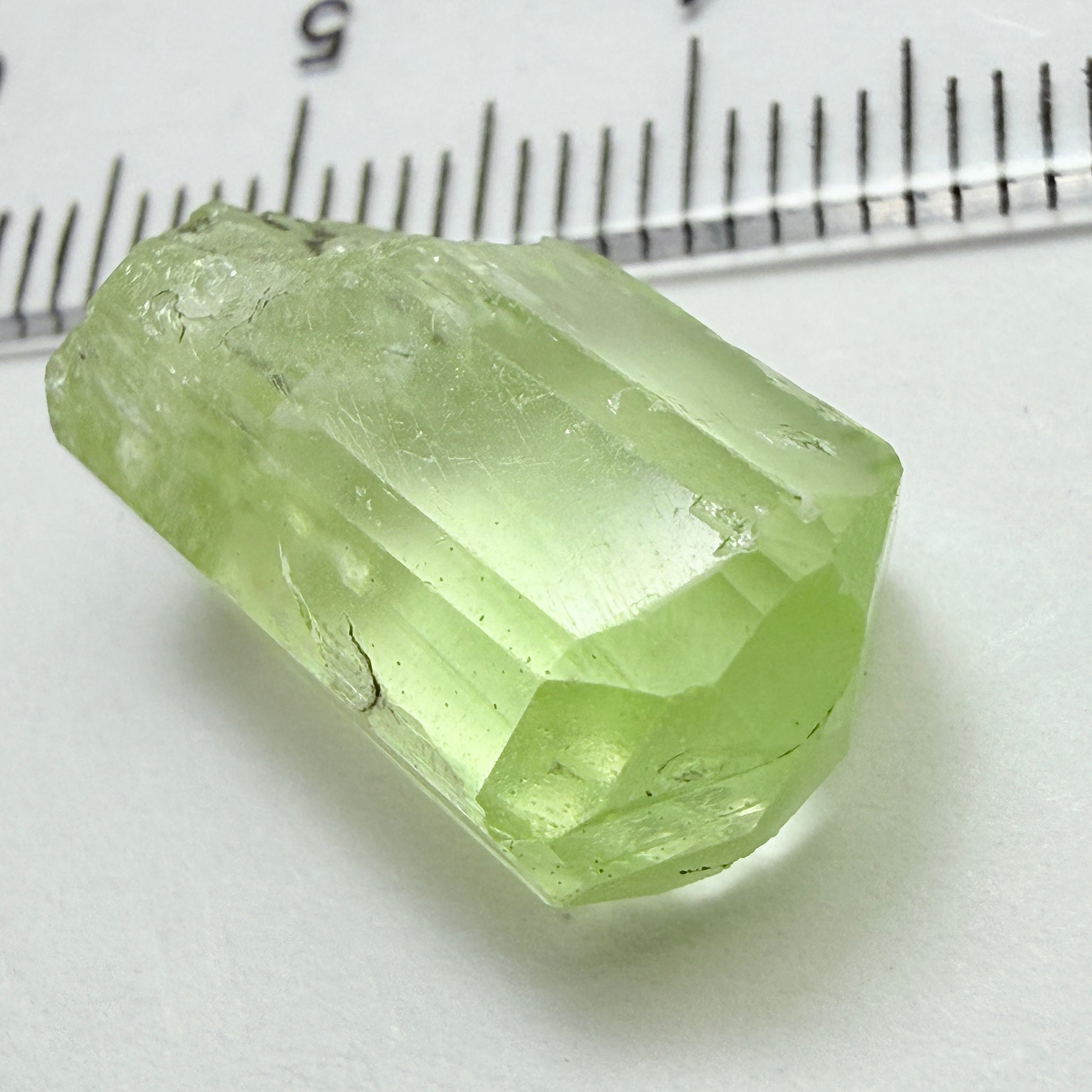 Diopside crystal, 3.30gm, Merelani, Tanzania, Untreated Unheated - facetable portion