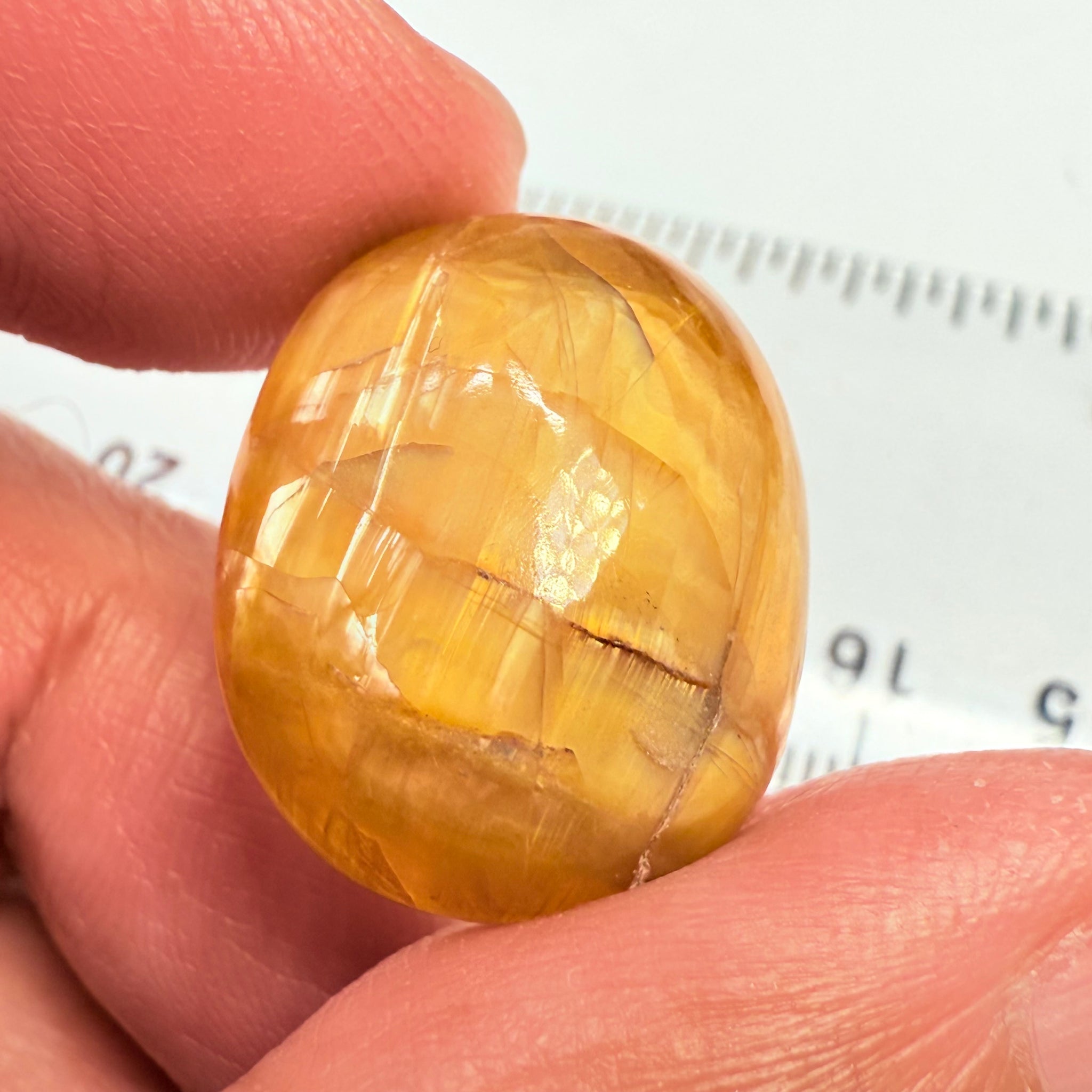 Cats-Eye Opal, 25.85ct, Tanzania, Untreated Unheated