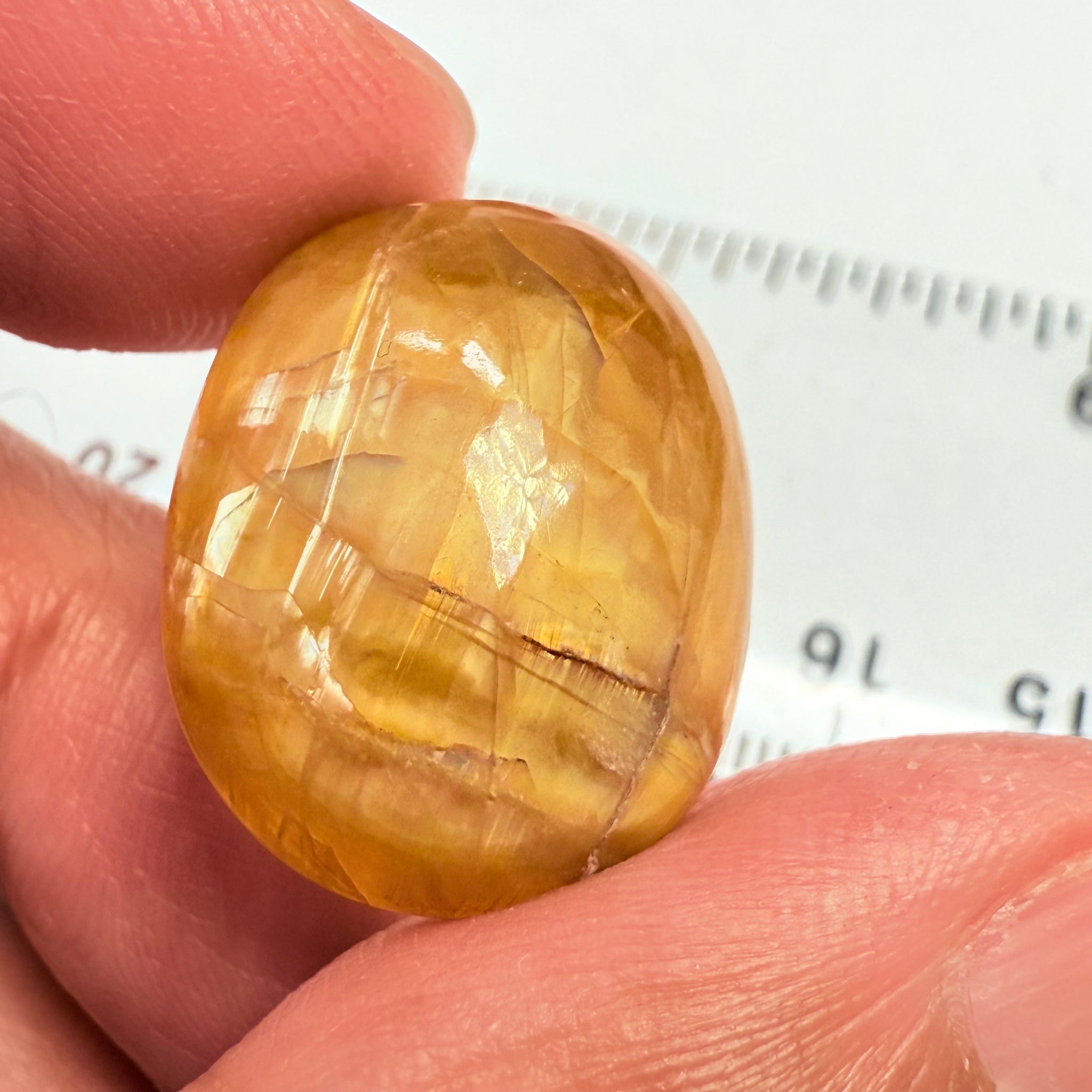 Cats-Eye Opal, 25.85ct, Tanzania, Untreated Unheated