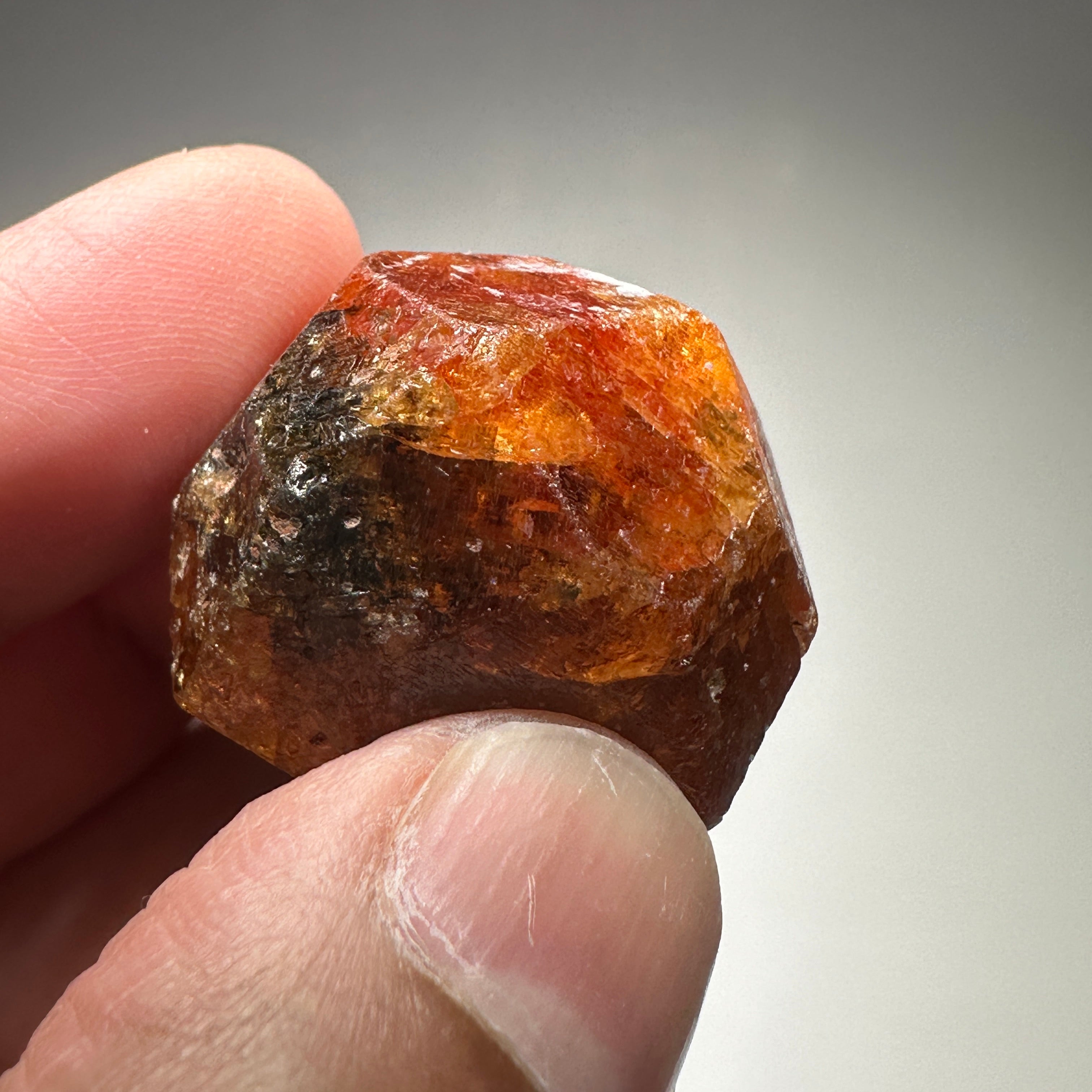 203ct Spessartite Garnet Crystal, Loliondo, Tanzania, Untreated Unheated, has Facetable portions
