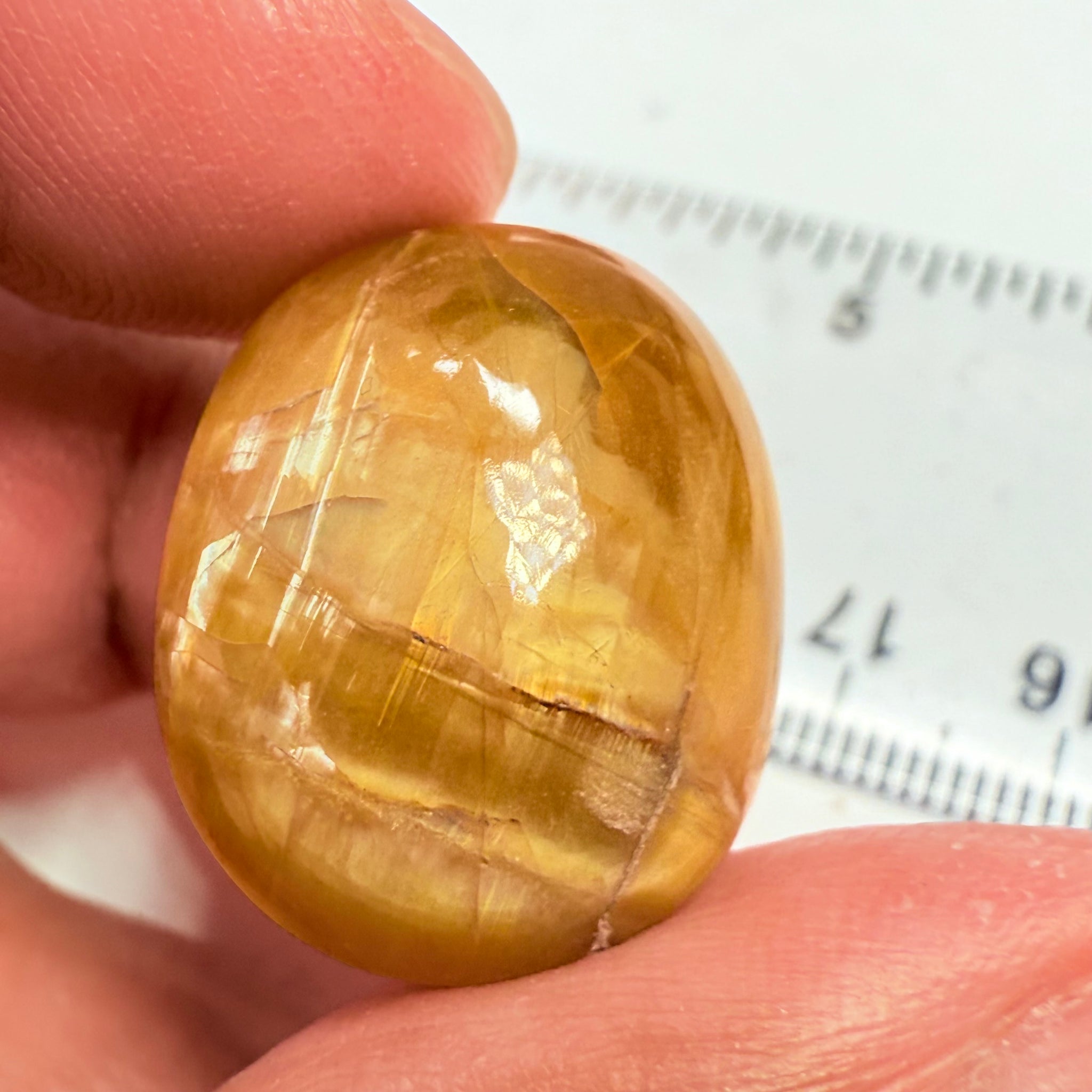 Cats-Eye Opal, 25.85ct, Tanzania, Untreated Unheated