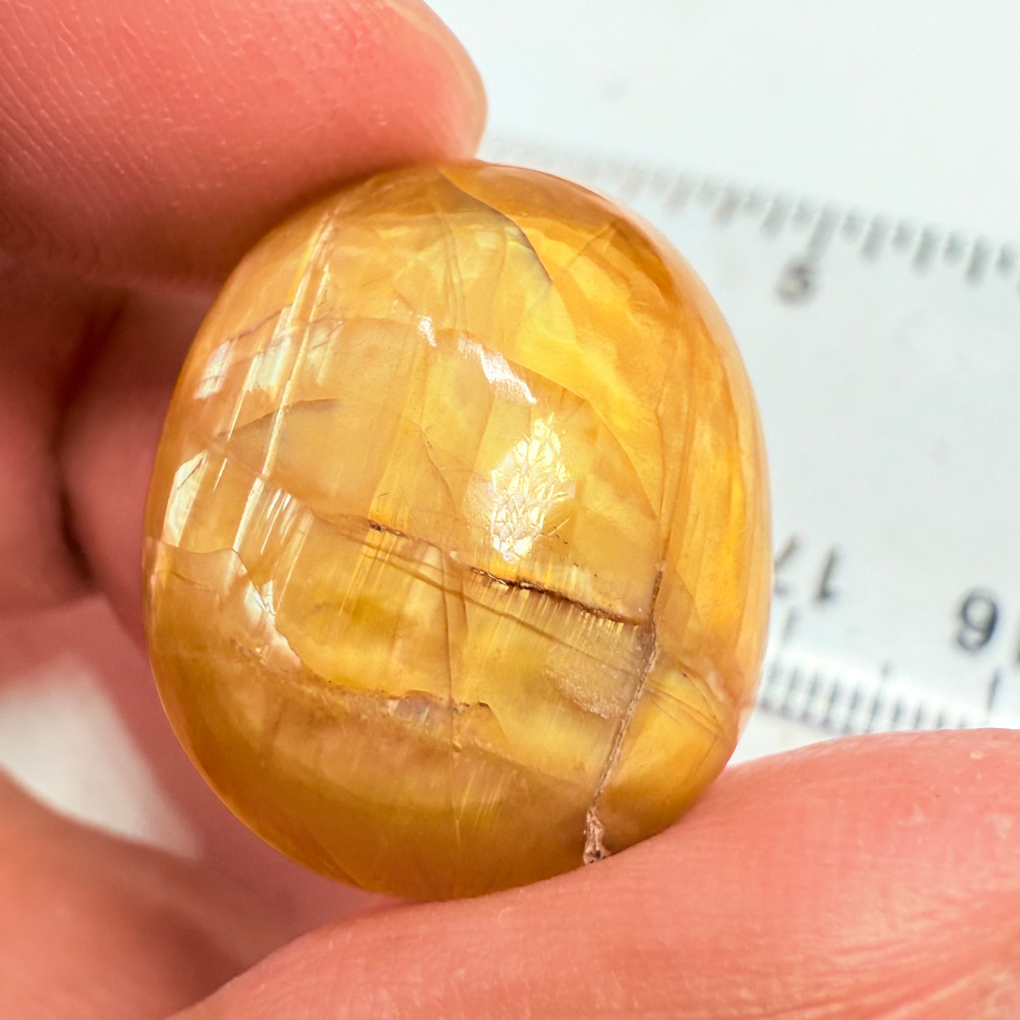 Cats-Eye Opal, 25.85ct, Tanzania, Untreated Unheated