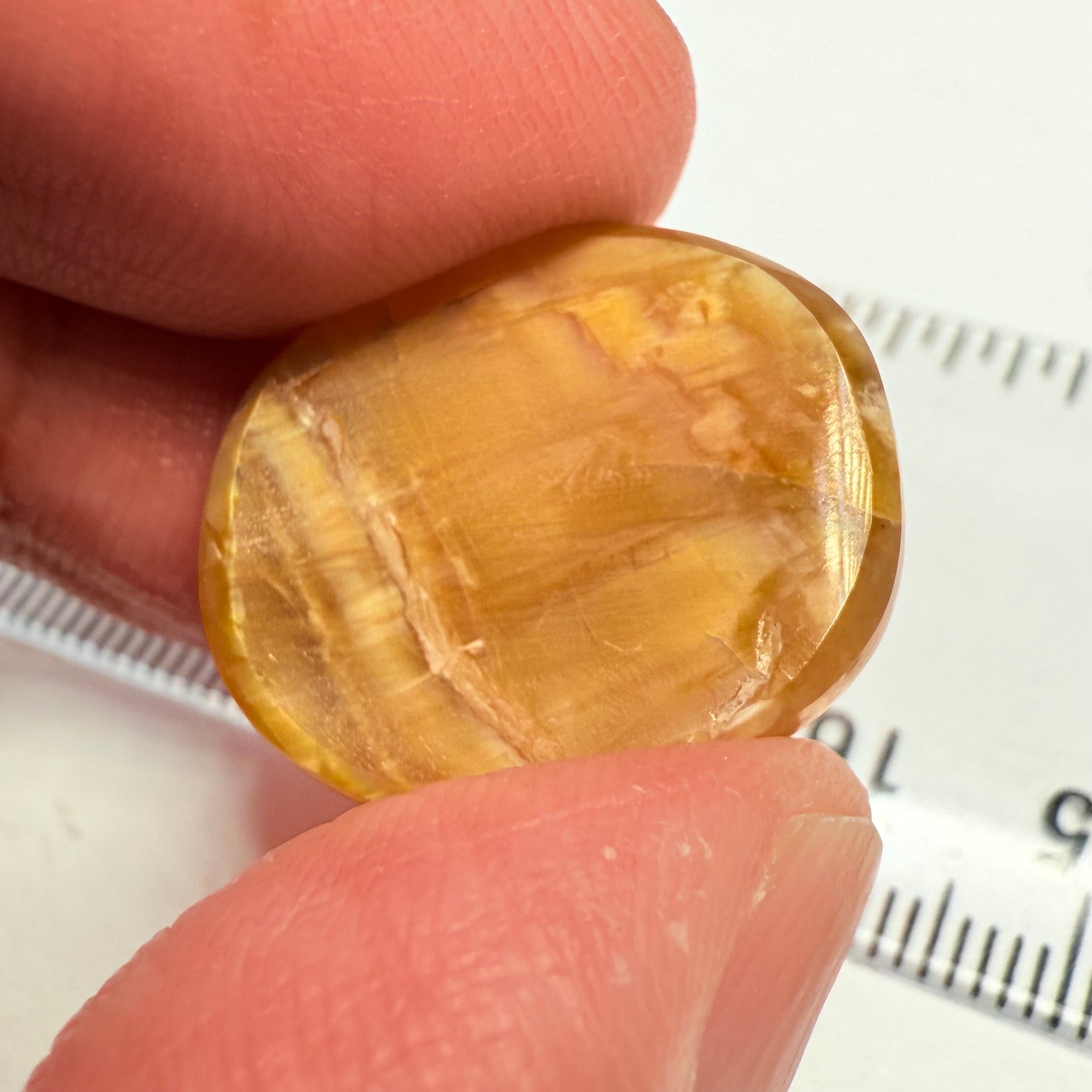 Cats-Eye Opal, 25.85ct, Tanzania, Untreated Unheated