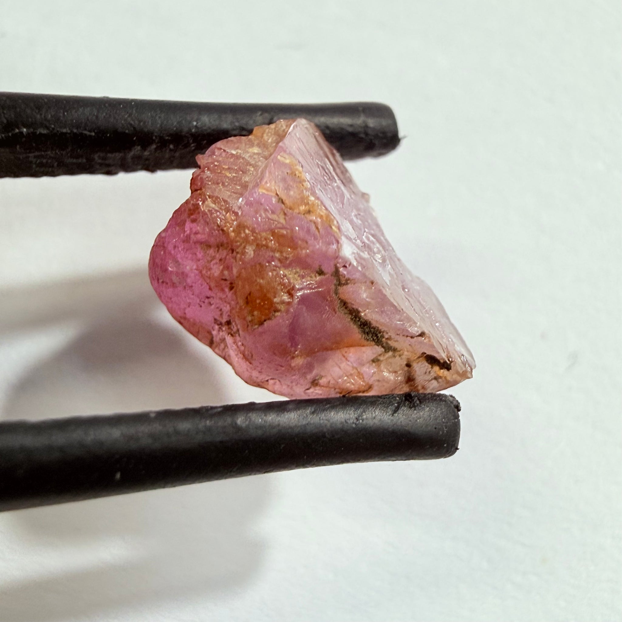 Umba Sapphire, 3.80ct, Umba Valley, Tanzania, Untreated Unheated. Moderately included with silk and a challenging shape