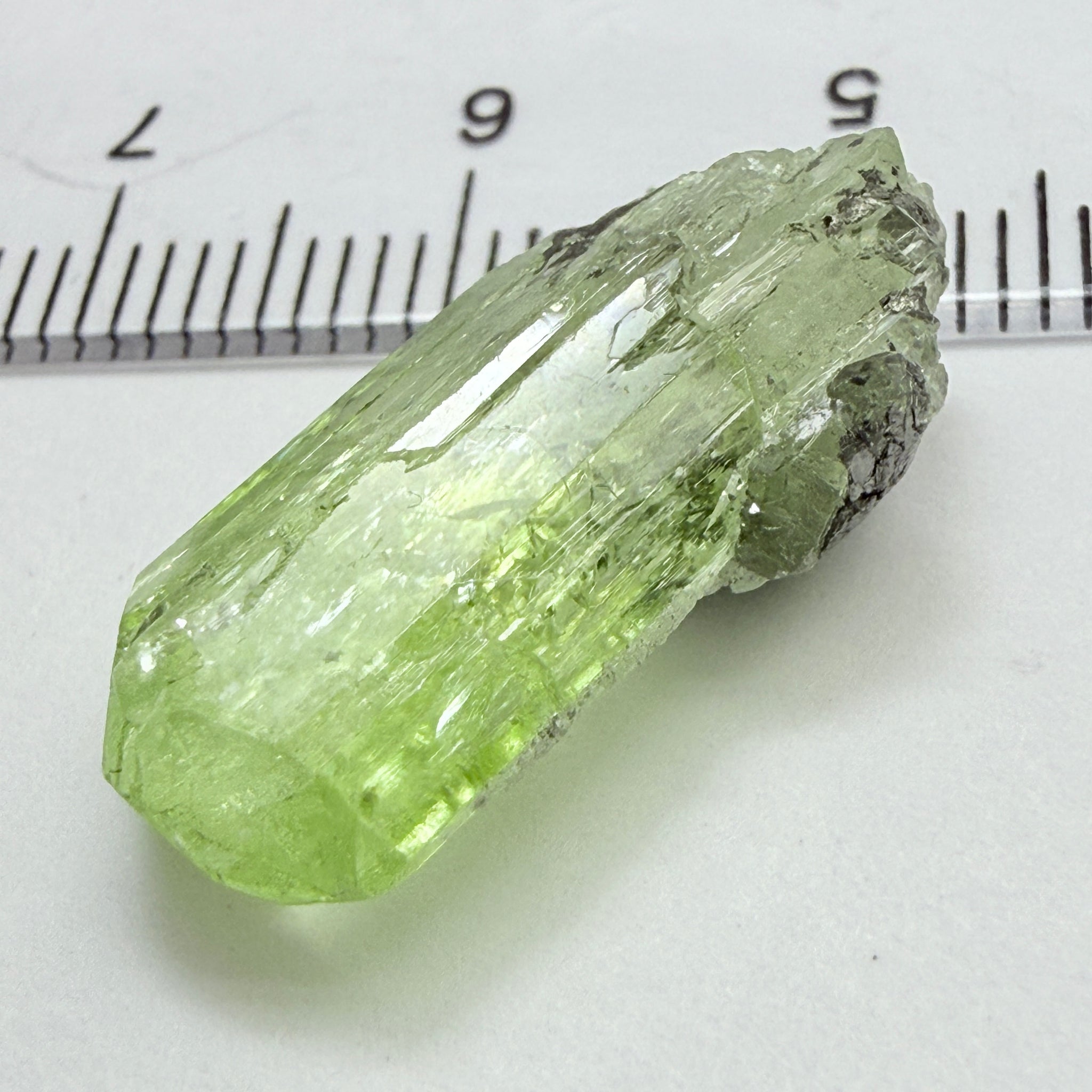 Diopside crystal on matrix, 3.00gm, Merelani, Tanzania, Untreated Unheated