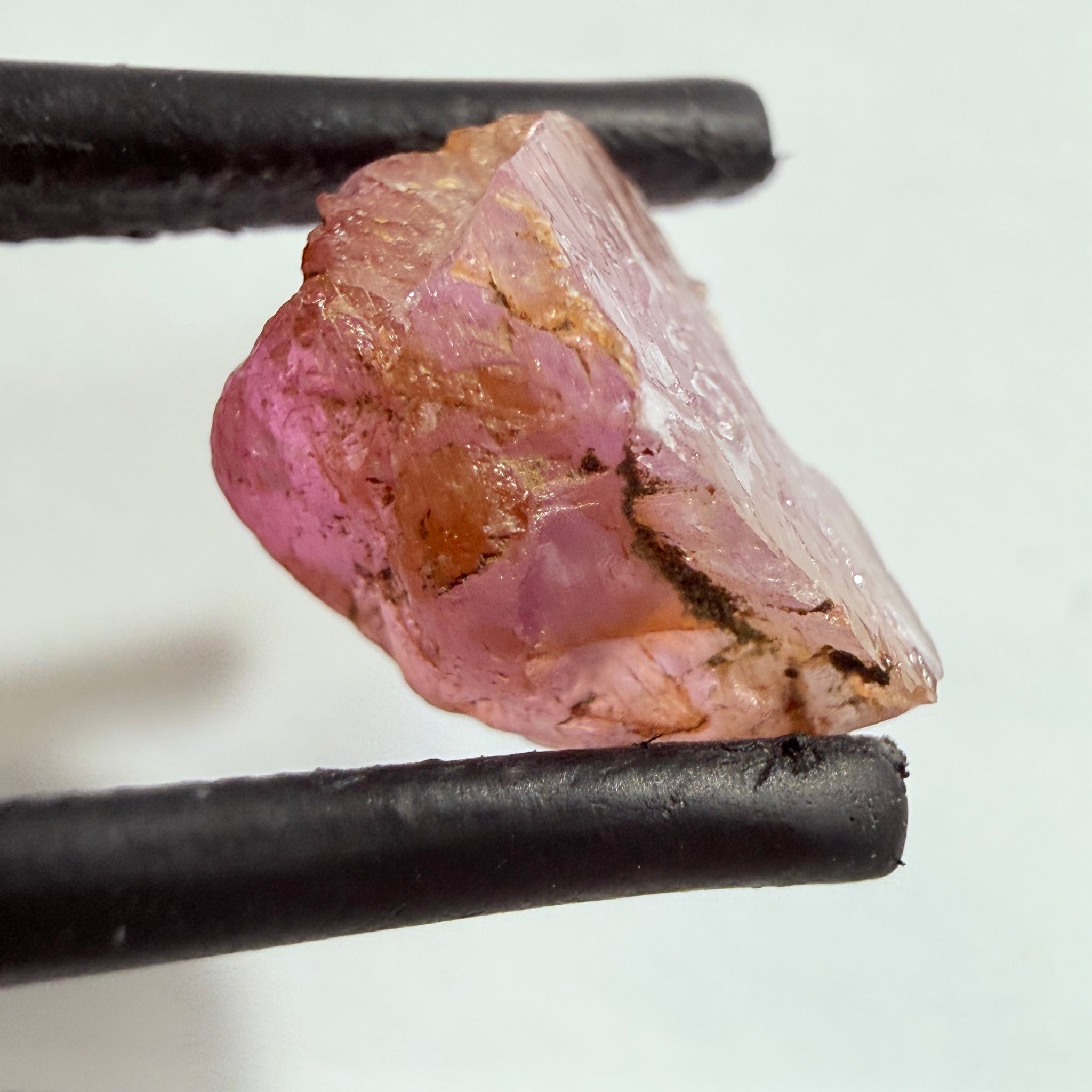 Umba Sapphire, 3.80ct, Umba Valley, Tanzania, Untreated Unheated. Moderately included with silk and a challenging shape