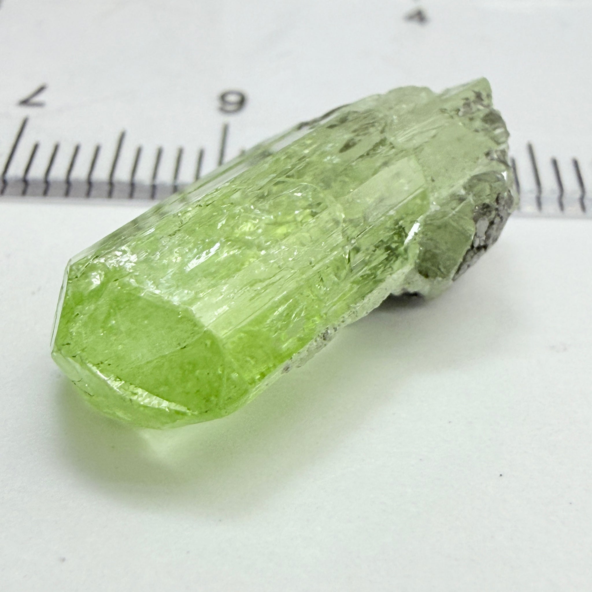 Diopside crystal on matrix, 3.00gm, Merelani, Tanzania, Untreated Unheated