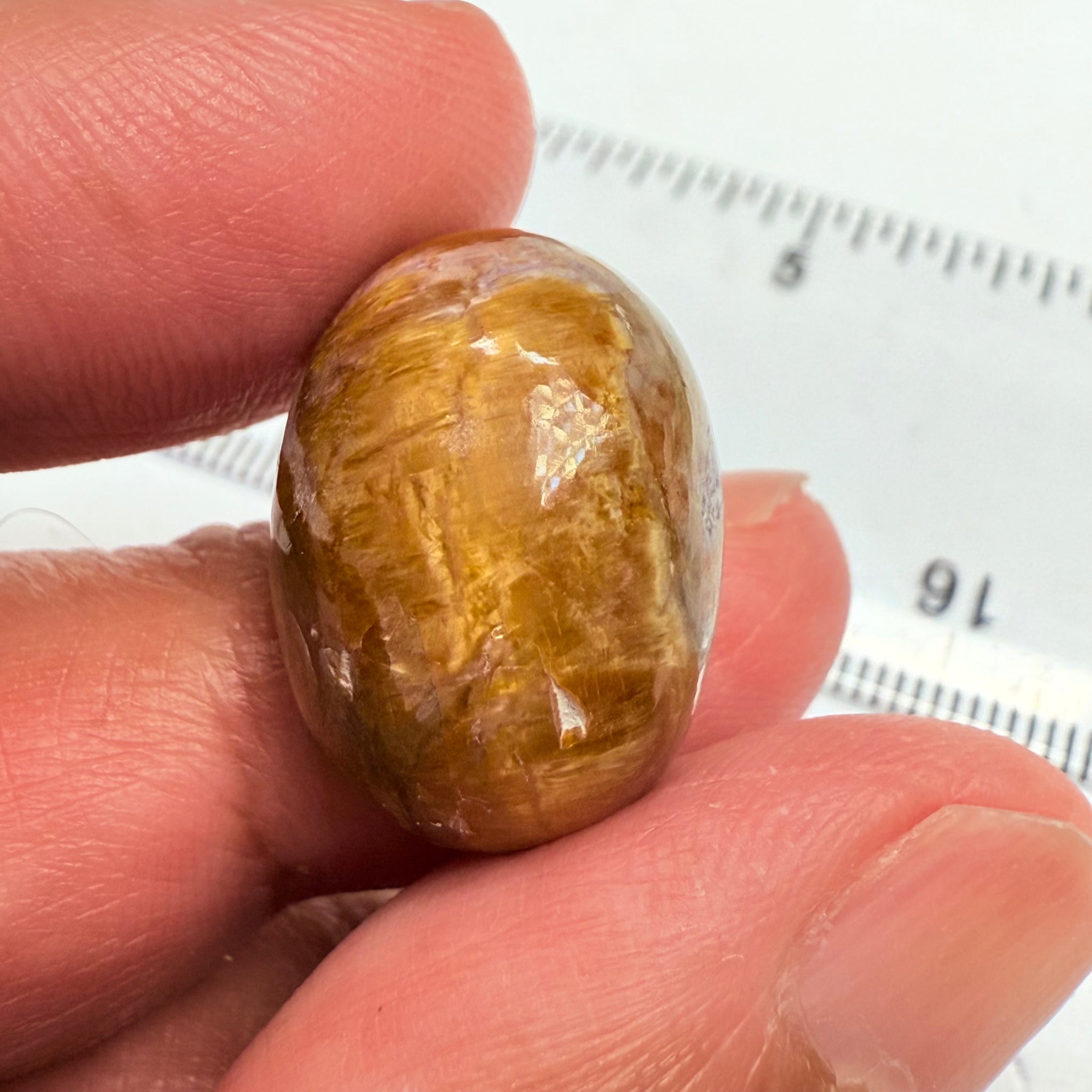 Cats-Eye Opal, 26.04ct, Tanzania, Untreated Unheated, weak cats eye