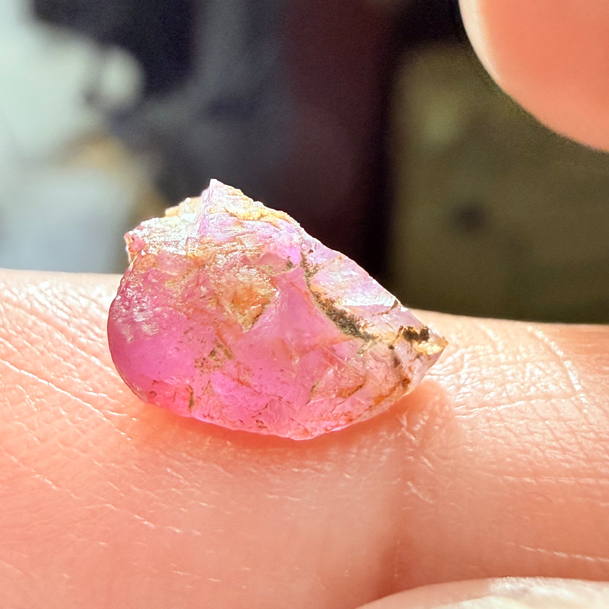 Umba Sapphire, 3.80ct, Umba Valley, Tanzania, Untreated Unheated. Moderately included with silk and a challenging shape