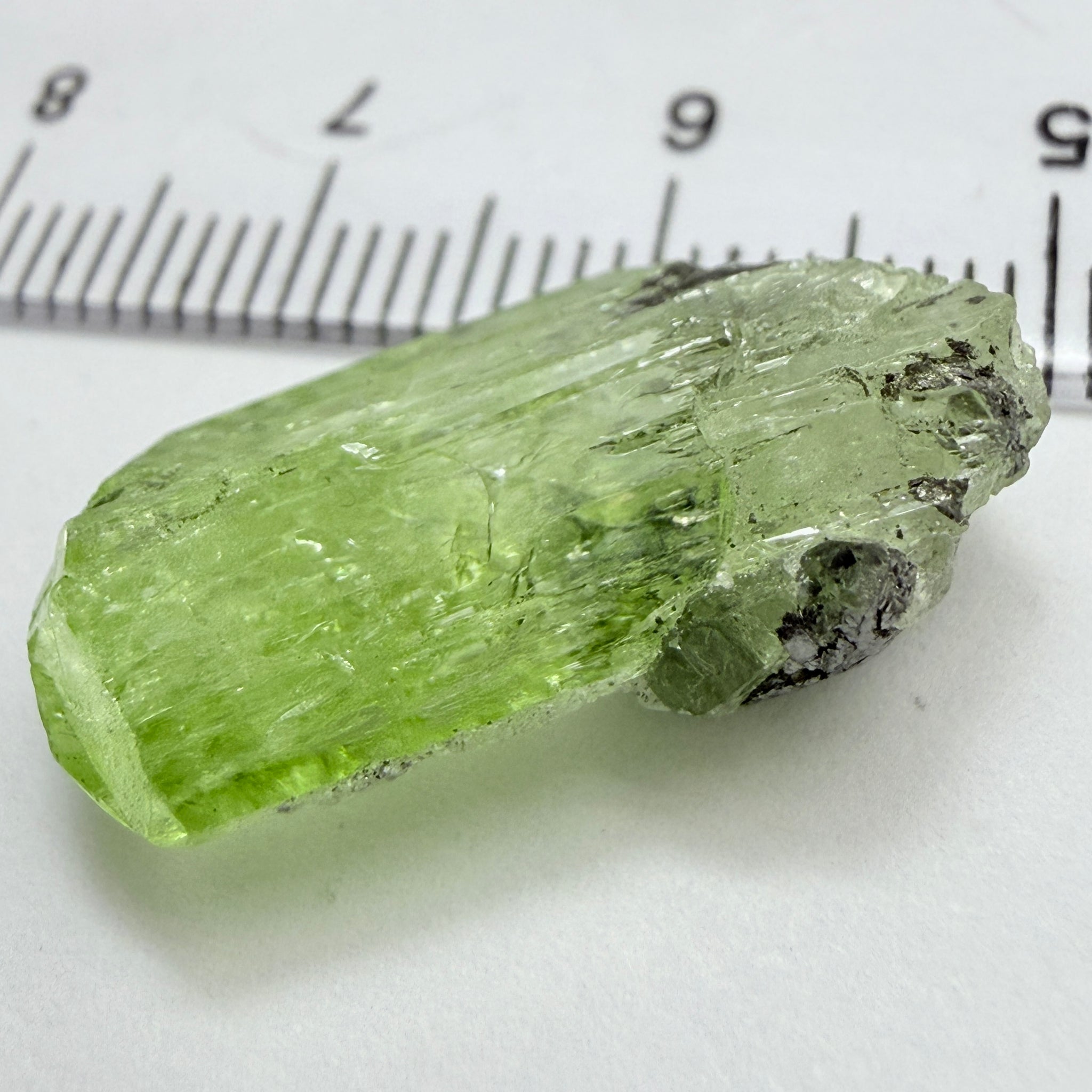 Diopside crystal on matrix, 3.00gm, Merelani, Tanzania, Untreated Unheated