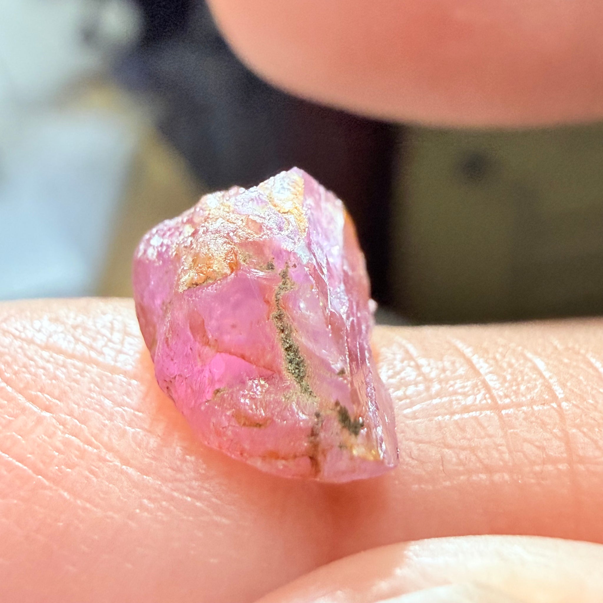 Umba Sapphire, 3.80ct, Umba Valley, Tanzania, Untreated Unheated. Moderately included with silk and a challenging shape