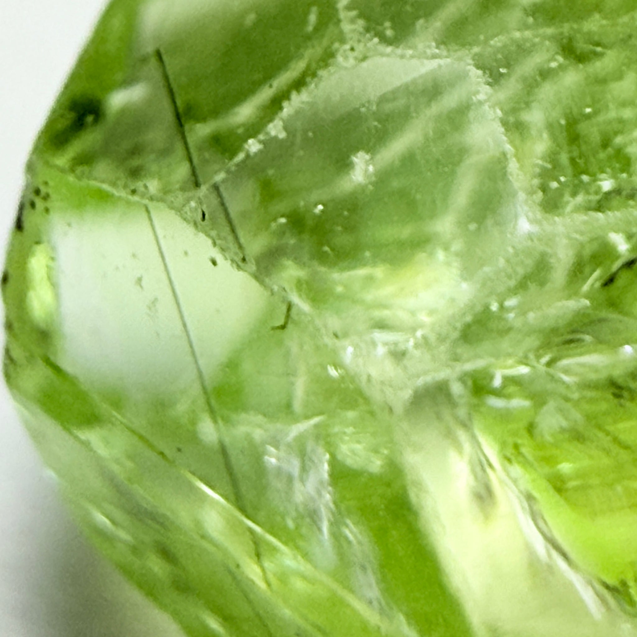 Diopside crystal, 2.40gm, Merelani, Tanzania, Untreated Unheated