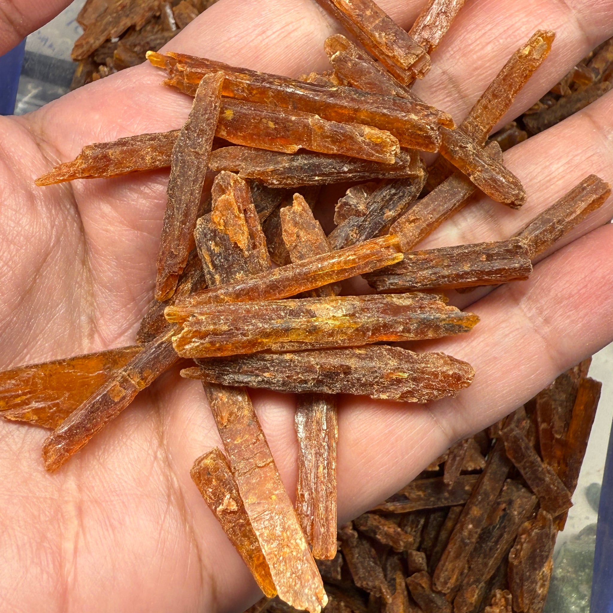 Special Deal, Orange Kyanite Crystals, Tanzania, Chunky shapes, price is per piece