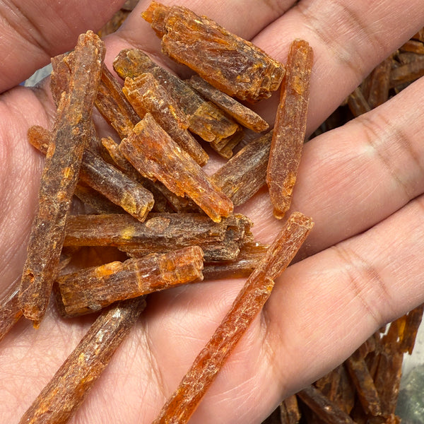Special Deal, Orange Kyanite Crystals, Tanzania, Chunky shapes, price is per piece