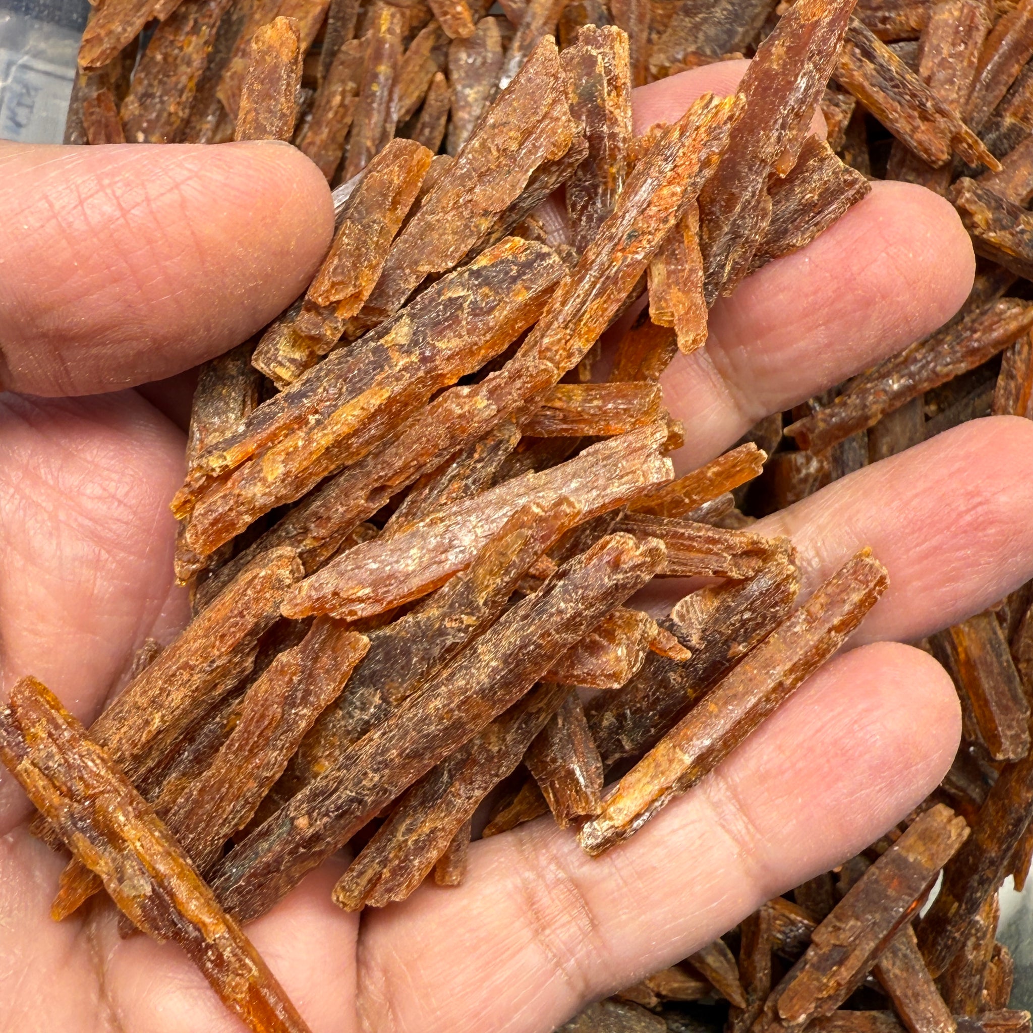 Special Deal, Orange Kyanite Crystals, Tanzania, Chunky shapes, price is per piece