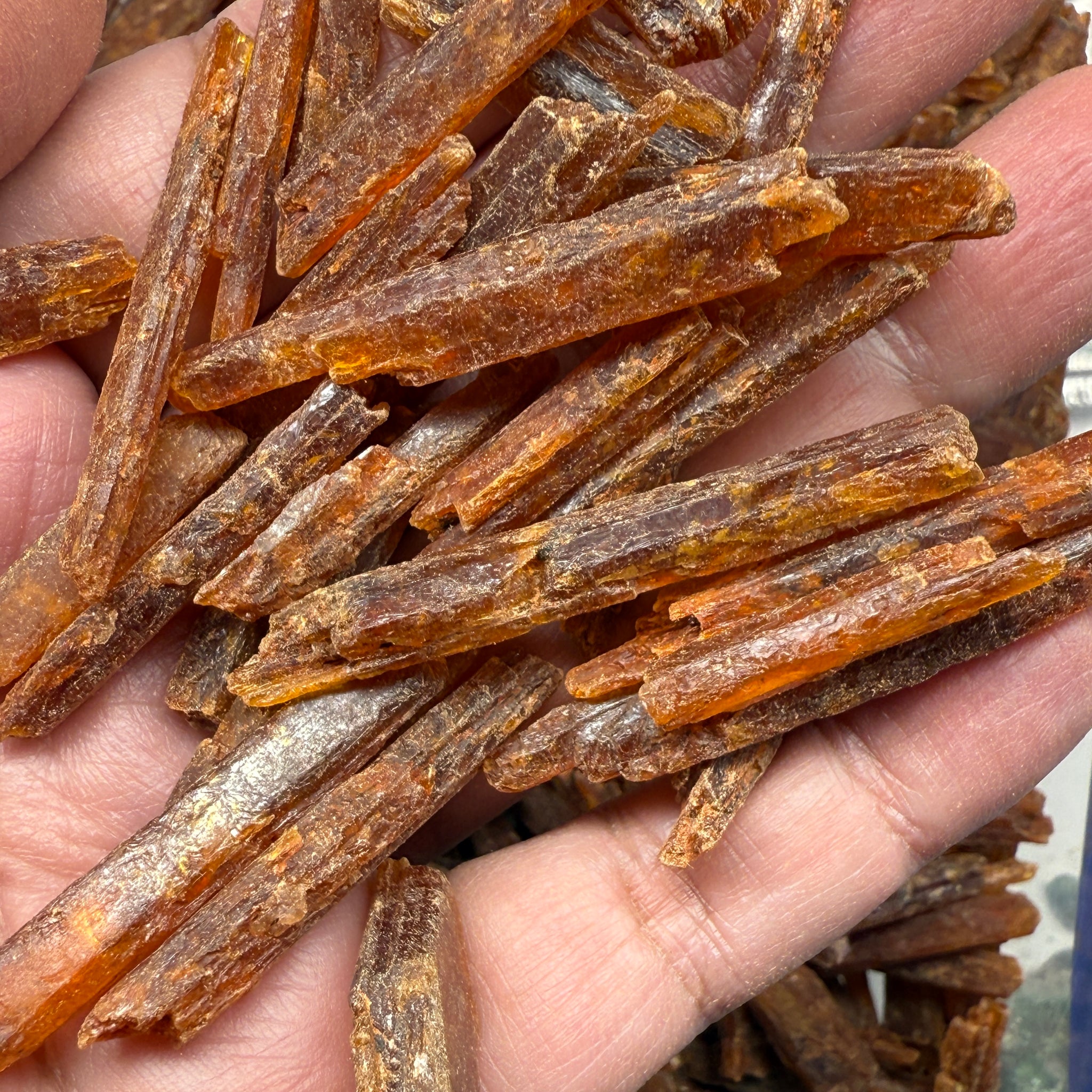 Special Deal, Orange Kyanite Crystals, Tanzania, Chunky shapes, price is per piece