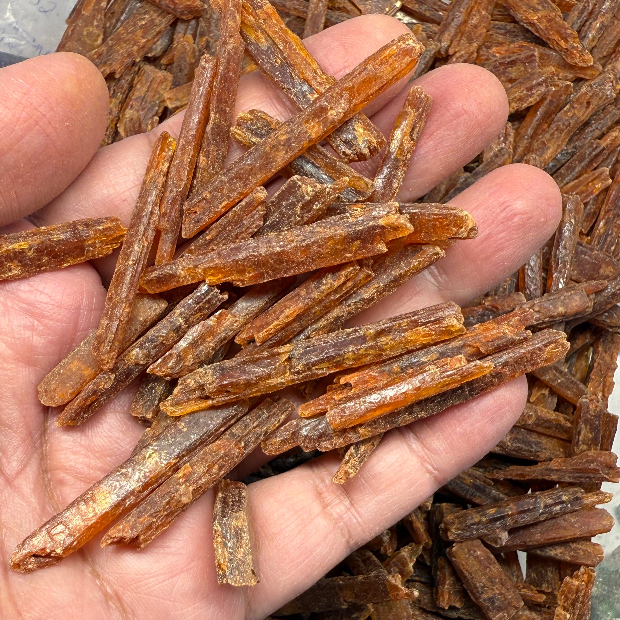 Special Deal, Orange Kyanite Crystals, Tanzania, Chunky shapes, price is per piece