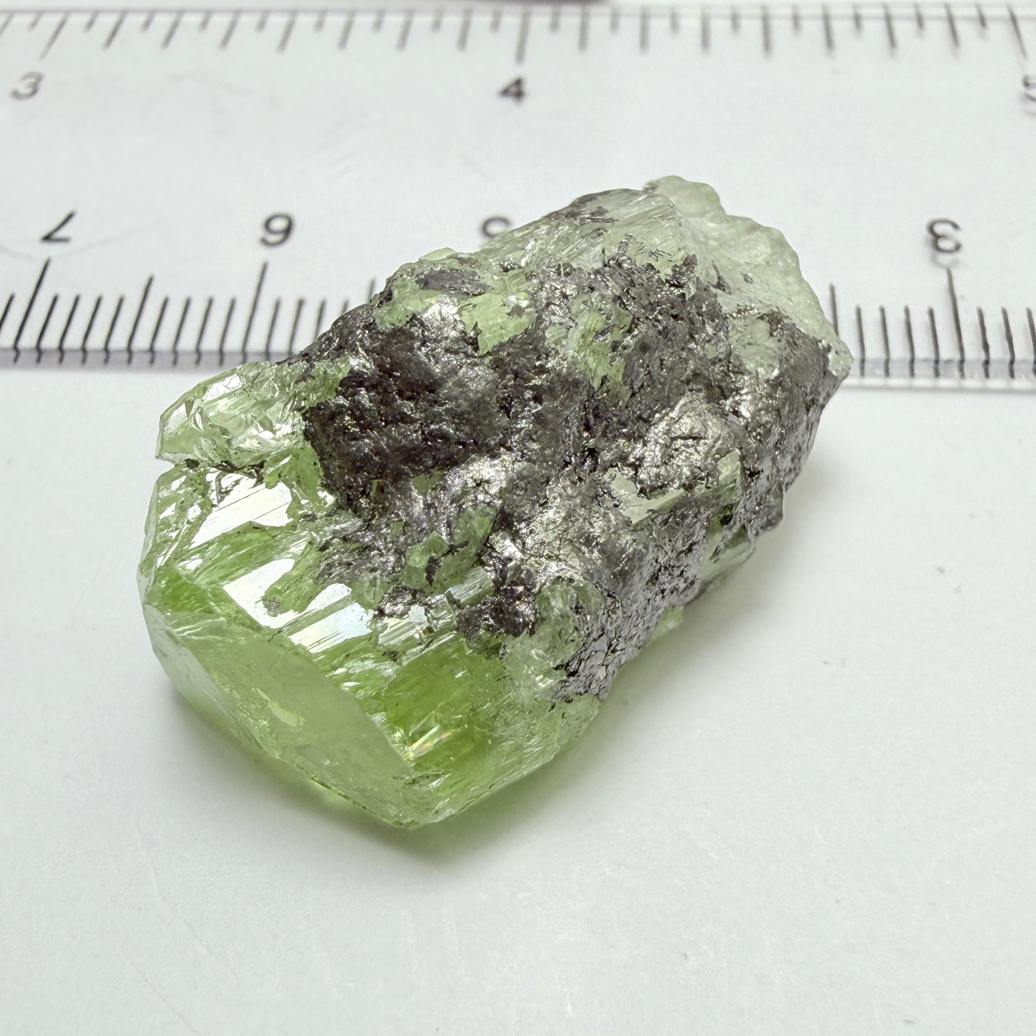 Diopside crystal on matrix, 8.40gm, Merelani, Tanzania, Untreated Unheated