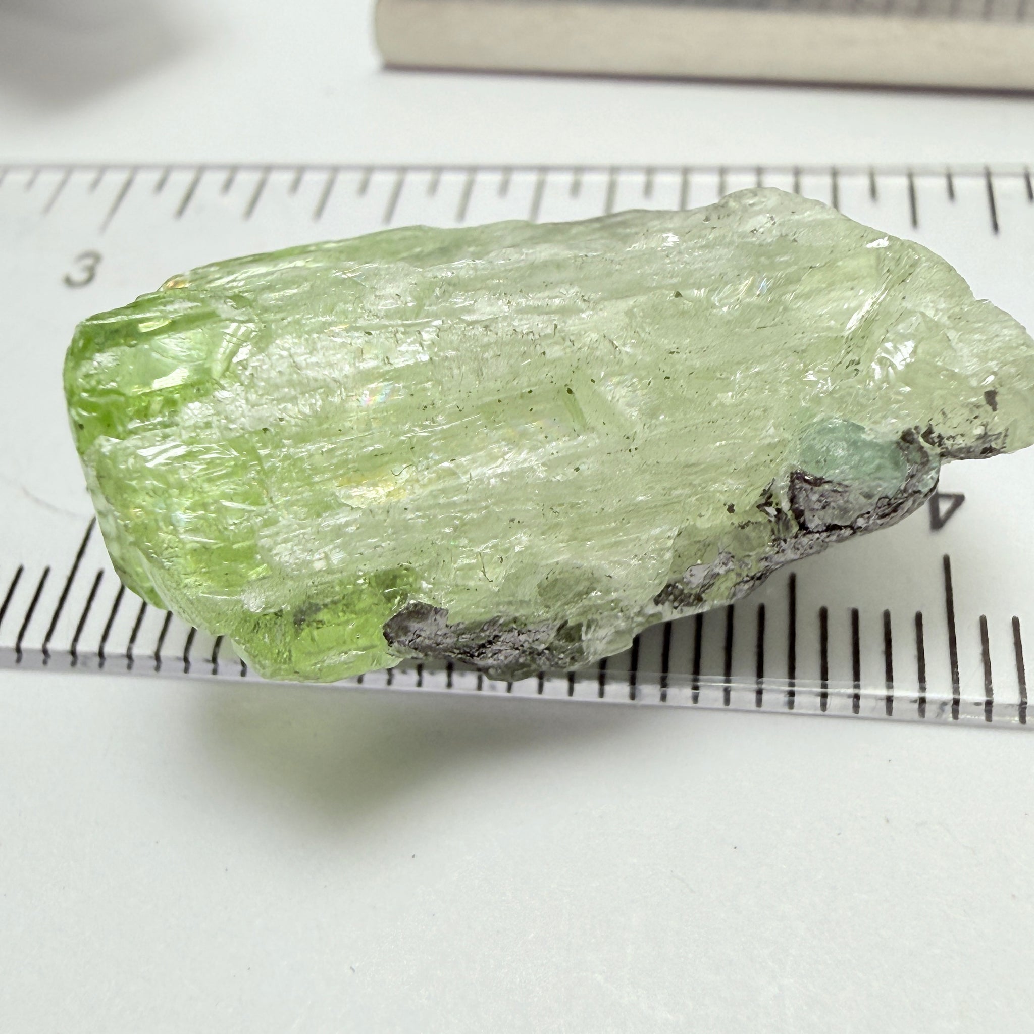Diopside crystal on matrix, 8.40gm, Merelani, Tanzania, Untreated Unheated
