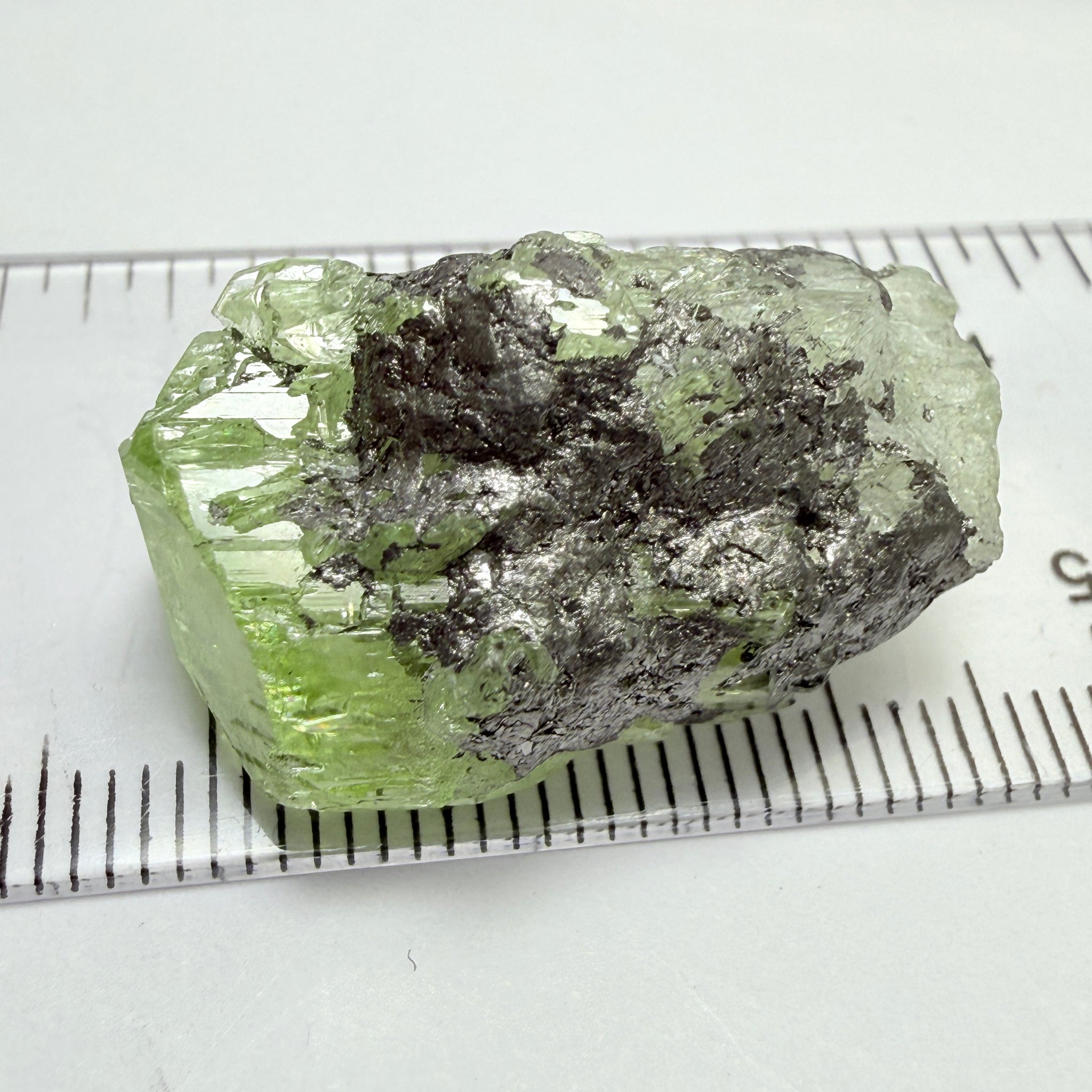 Diopside crystal on matrix, 8.40gm, Merelani, Tanzania, Untreated Unheated