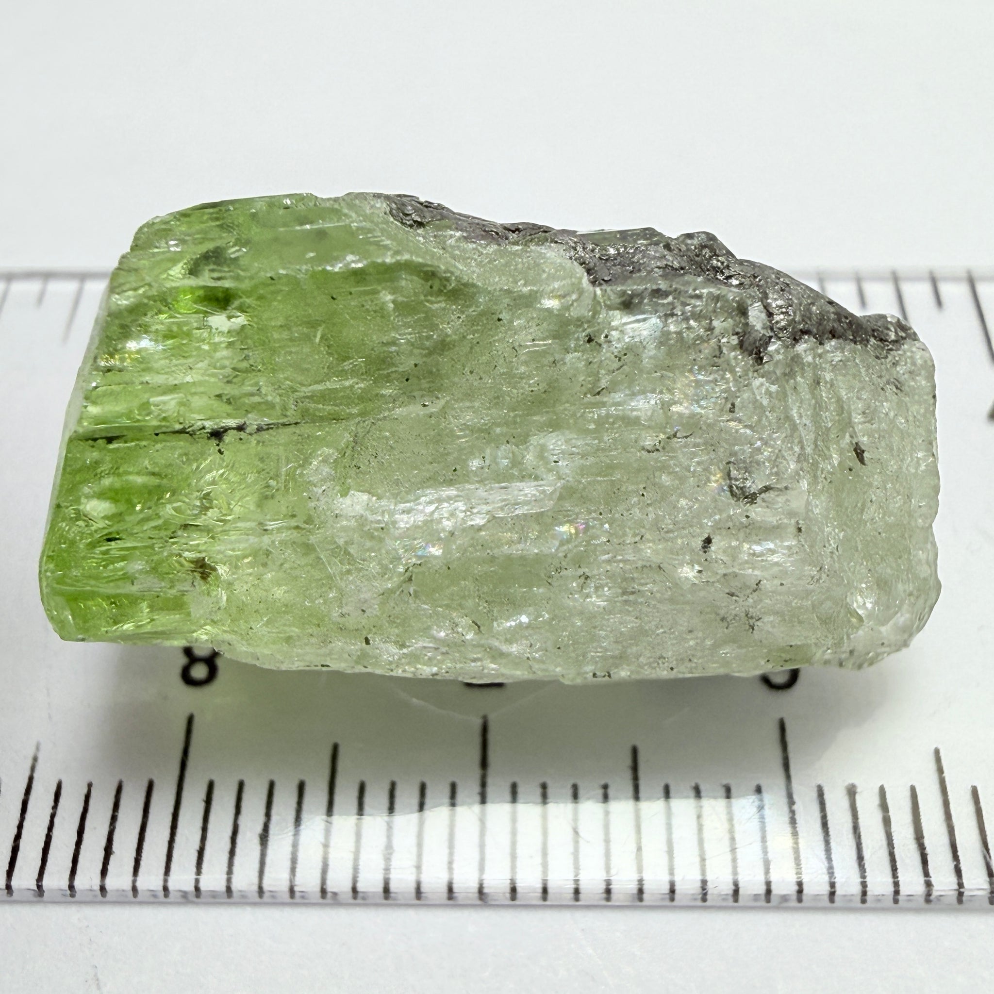 Diopside crystal on matrix, 8.40gm, Merelani, Tanzania, Untreated Unheated