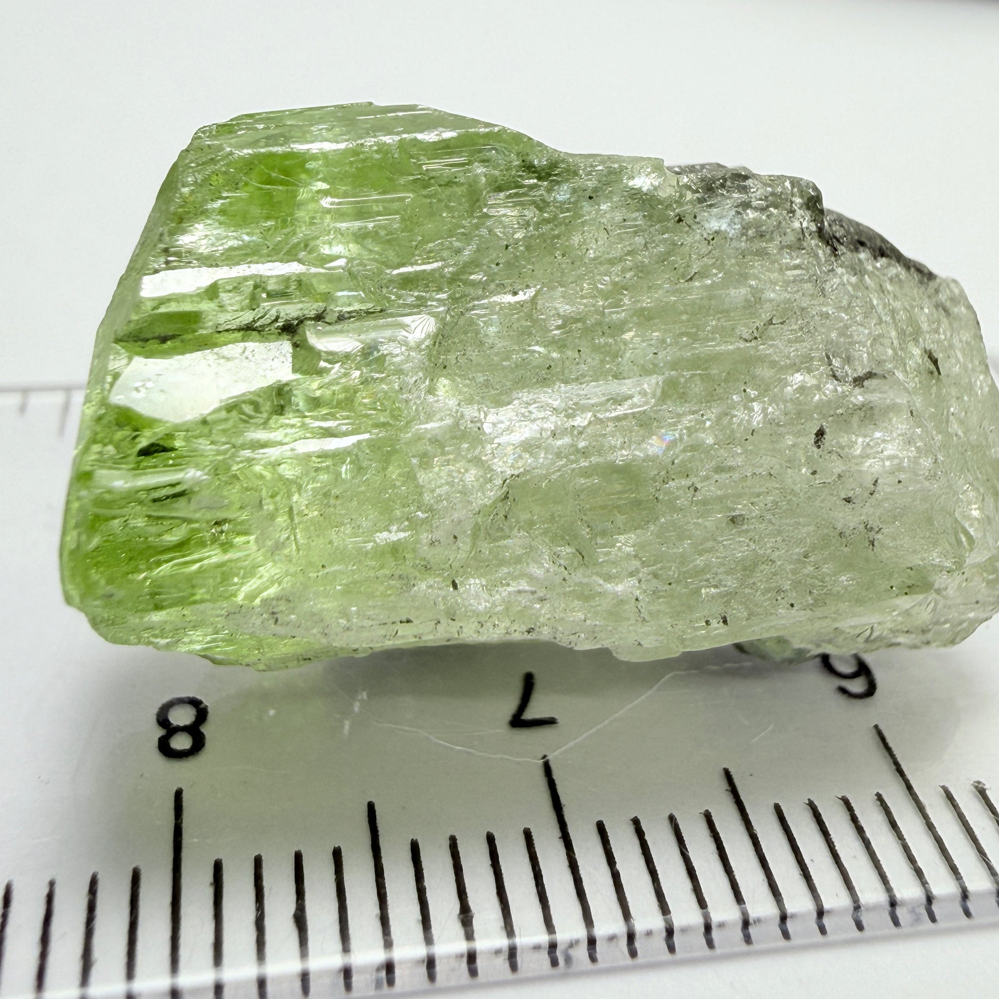 Diopside crystal on matrix, 8.40gm, Merelani, Tanzania, Untreated Unheated