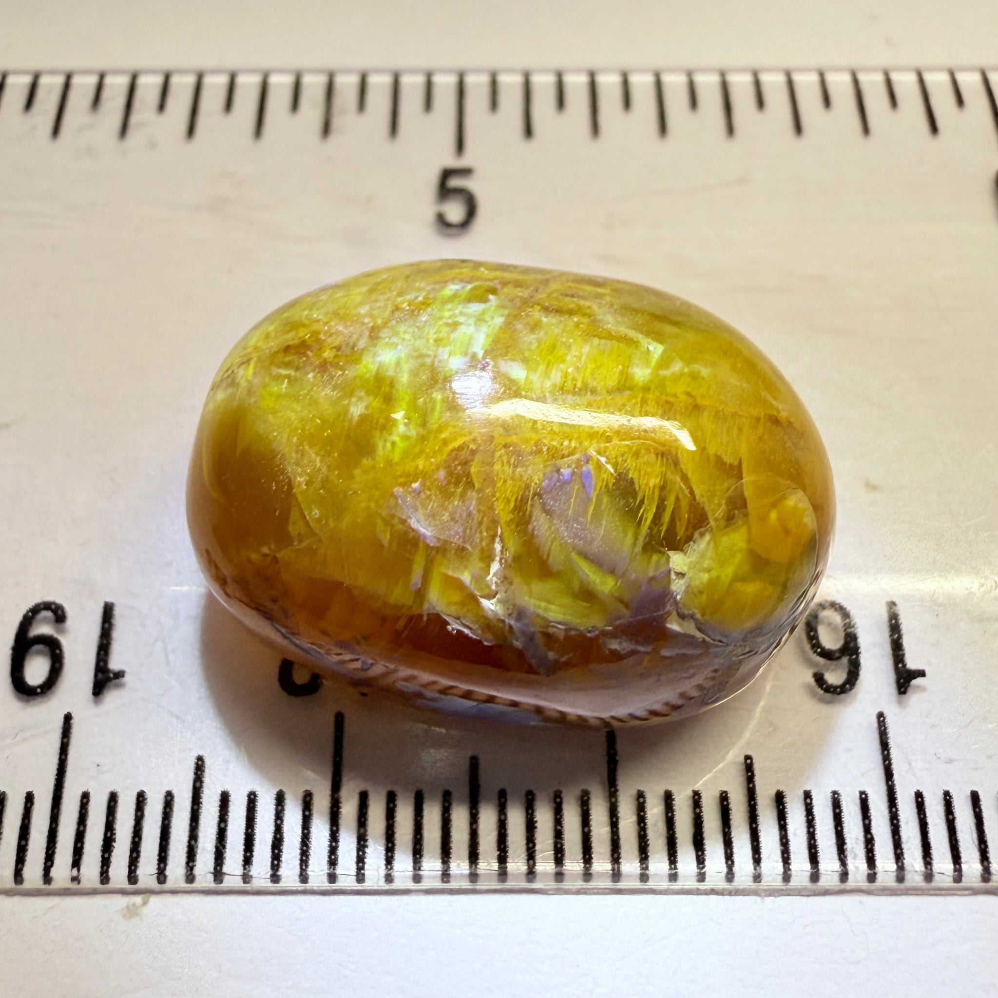 Cats-Eye Opal, 28.18ct, Tanzania, Untreated Unheated, weak cats eye