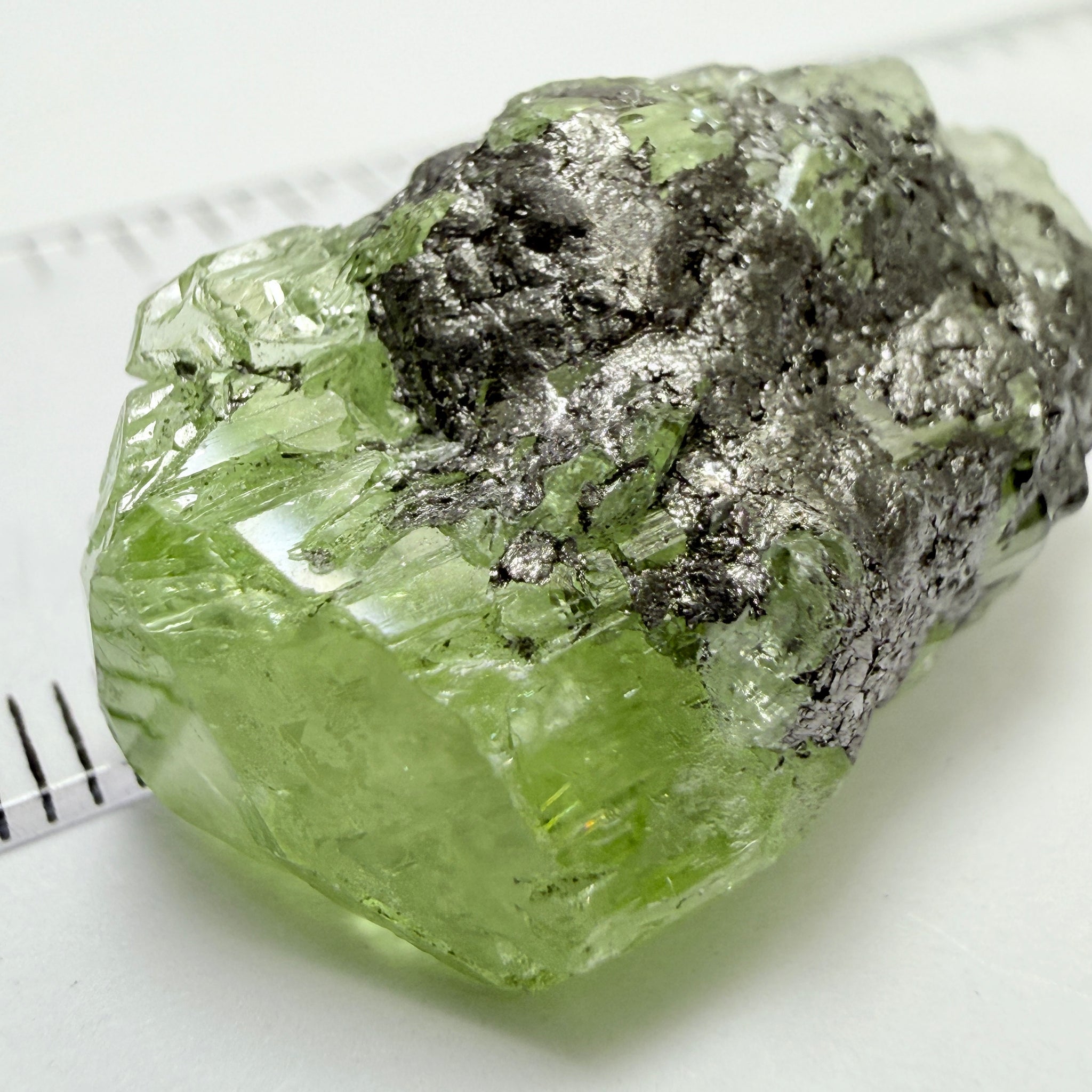 Diopside crystal on matrix, 8.40gm, Merelani, Tanzania, Untreated Unheated