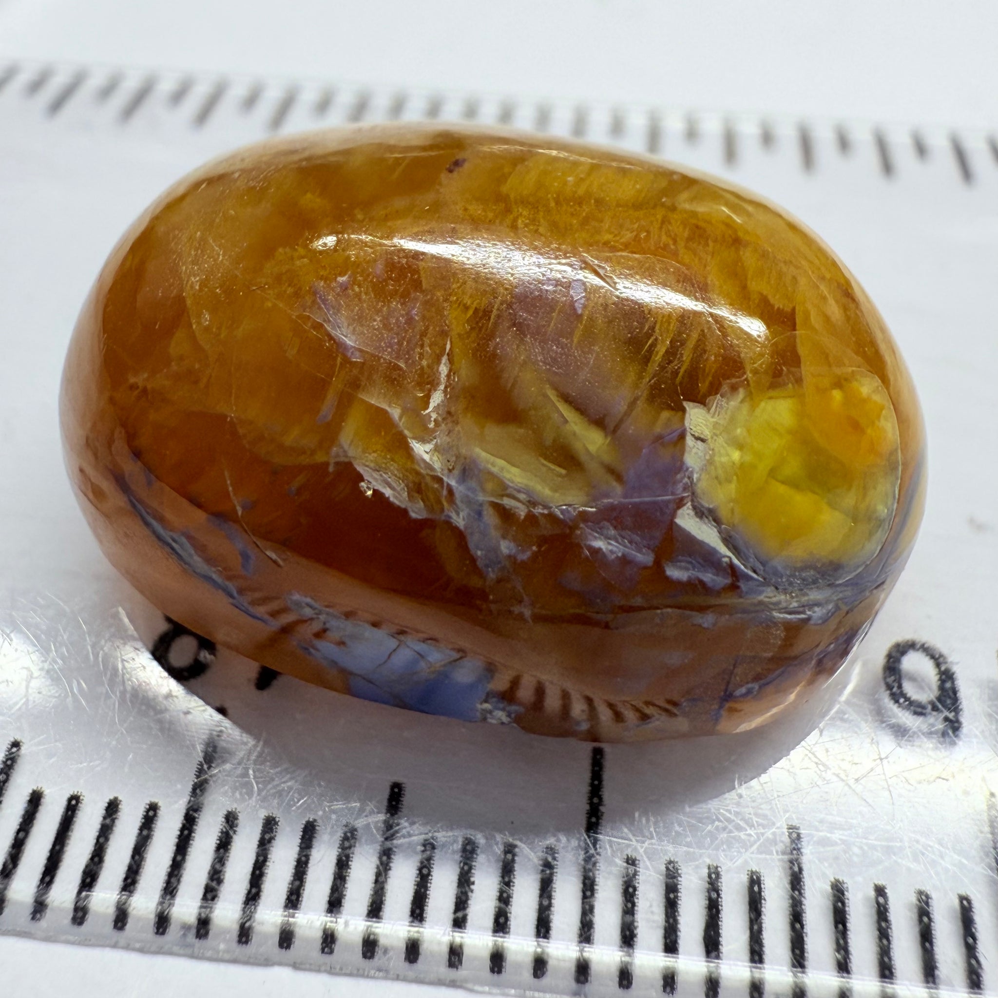 Cats-Eye Opal, 28.18ct, Tanzania, Untreated Unheated, weak cats eye