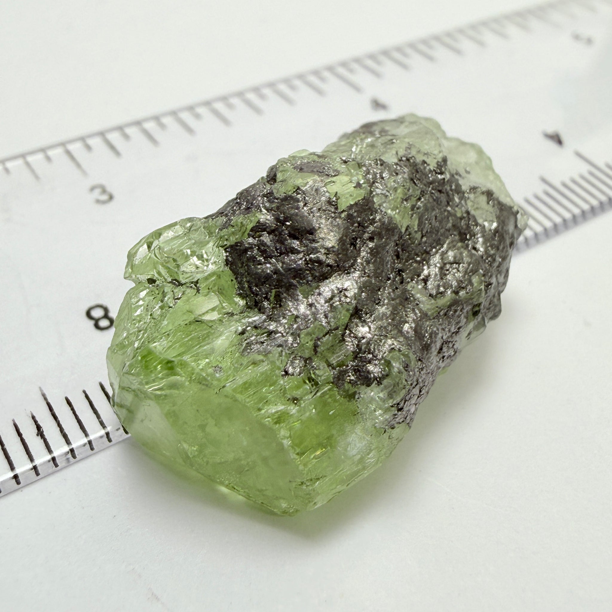 Diopside crystal on matrix, 8.40gm, Merelani, Tanzania, Untreated Unheated