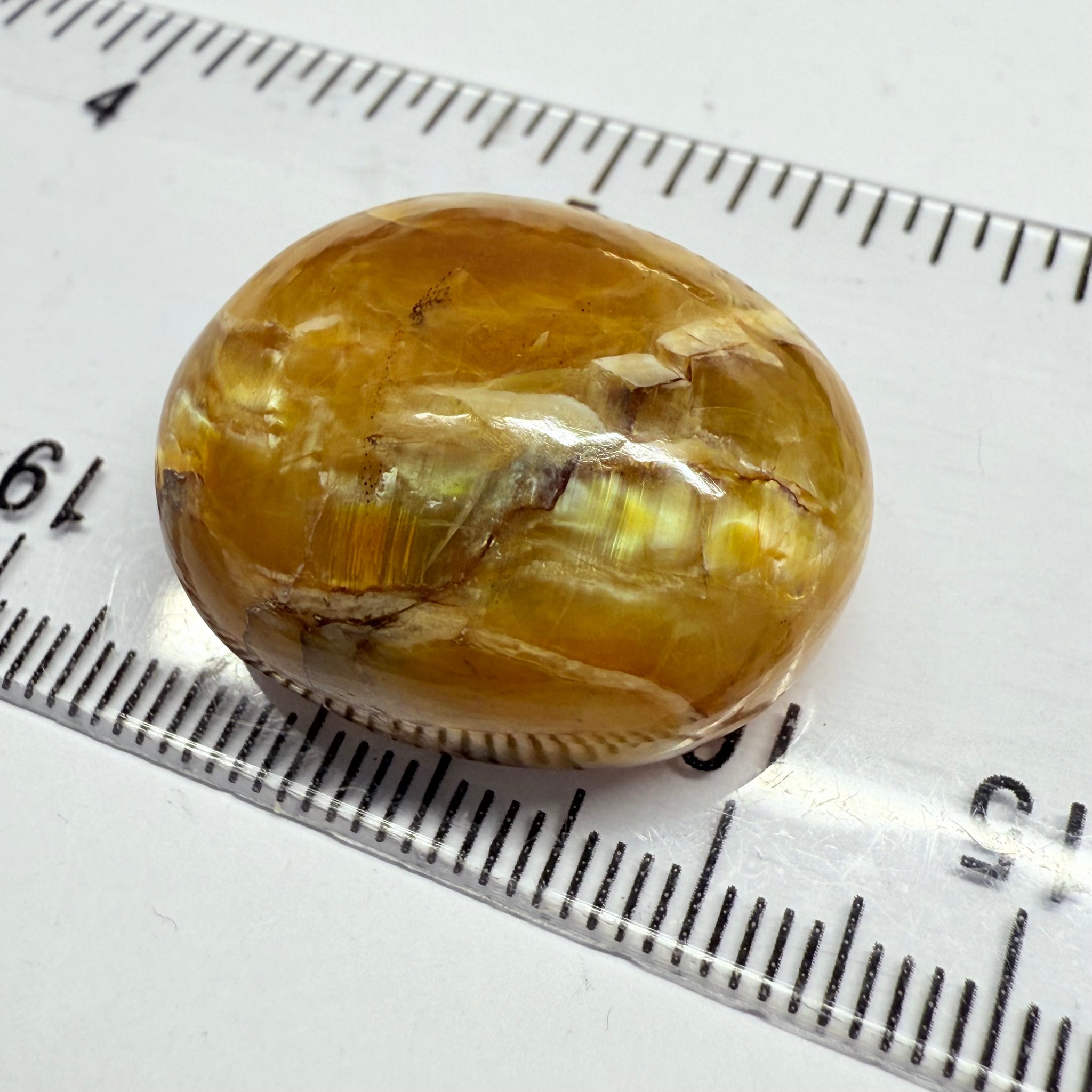 Cats-Eye Opal, 43.82ct, Tanzania, Untreated Unheated, weak cats eye