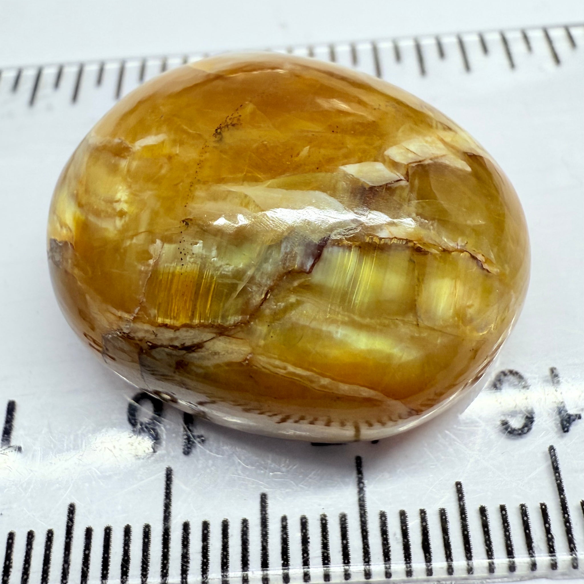 Cats-Eye Opal, 43.82ct, Tanzania, Untreated Unheated, weak cats eye