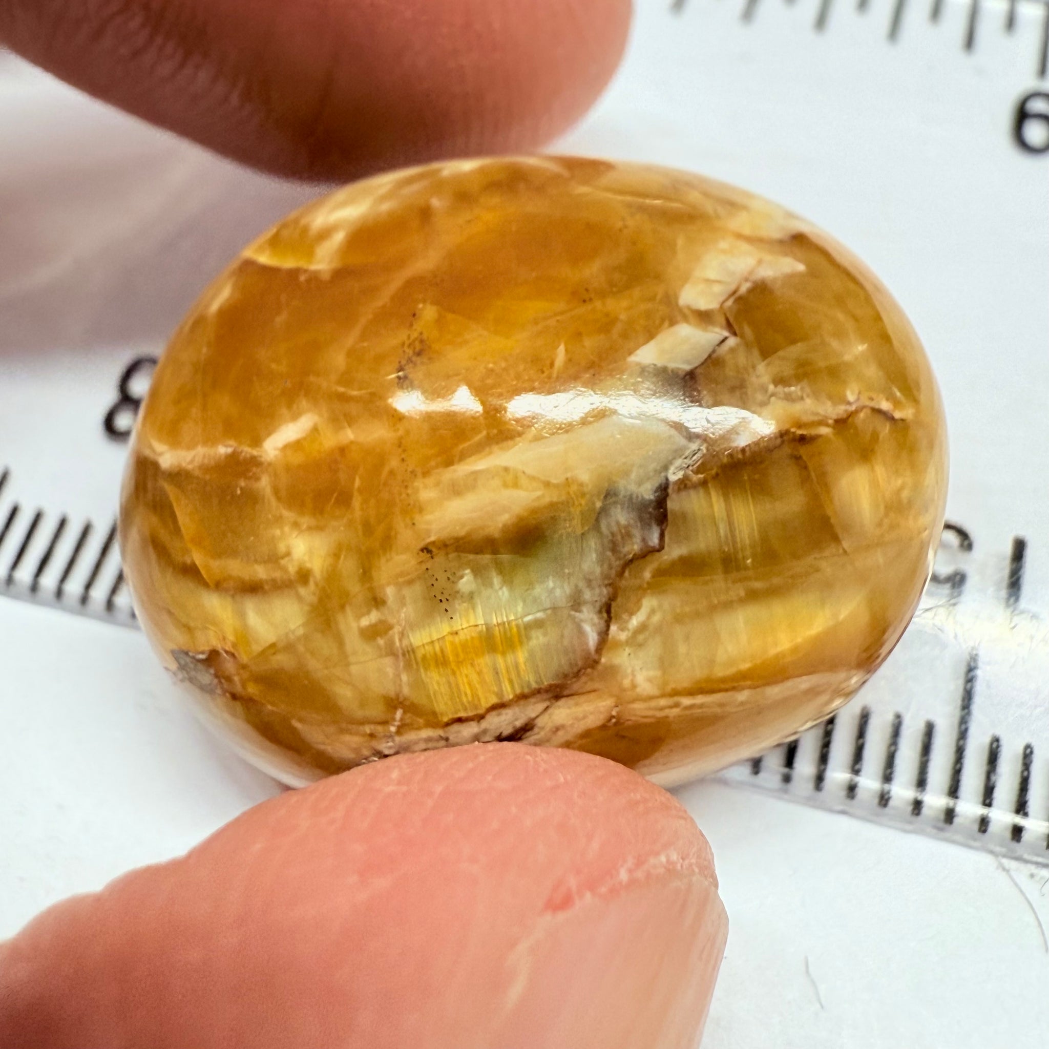 Cats-Eye Opal, 43.82ct, Tanzania, Untreated Unheated, weak cats eye