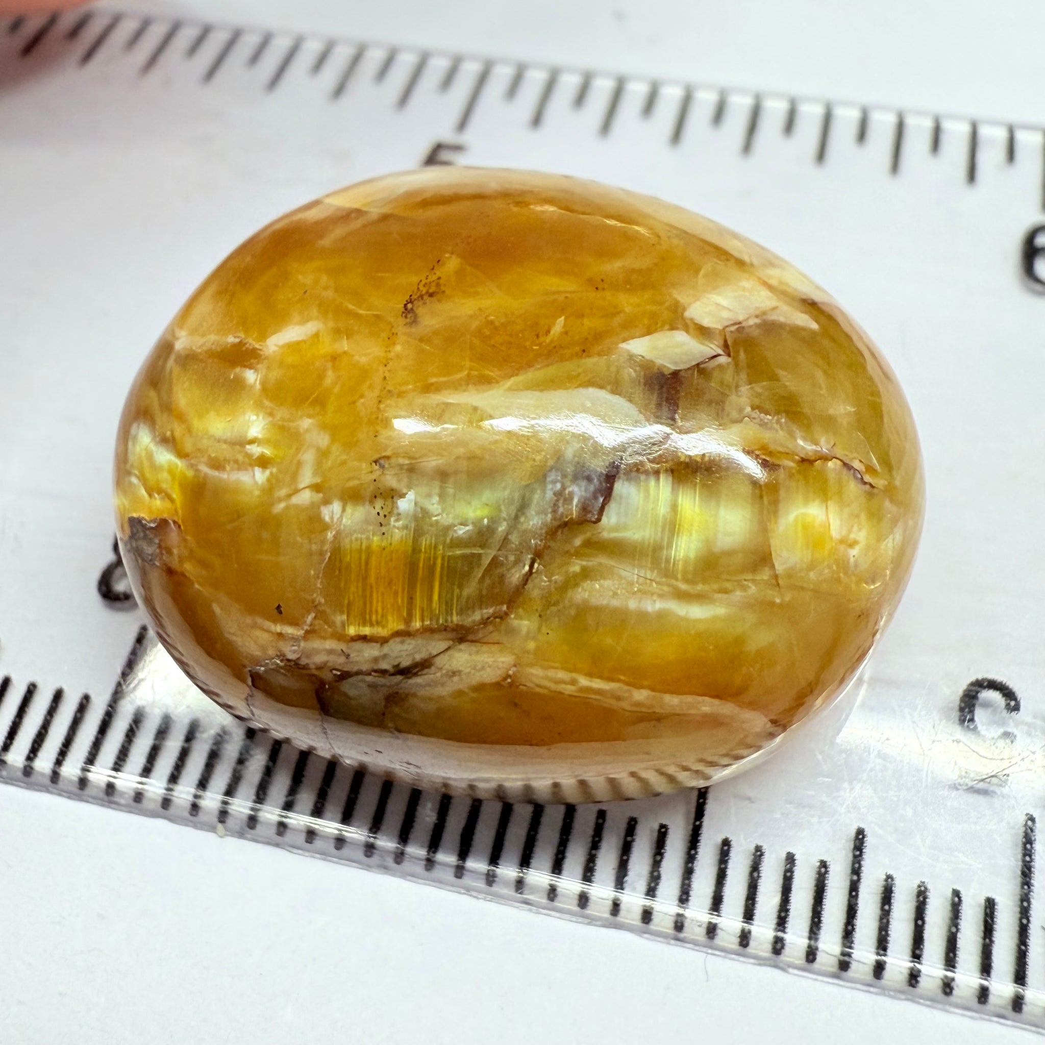 Cats-Eye Opal, 43.82ct, Tanzania, Untreated Unheated, weak cats eye