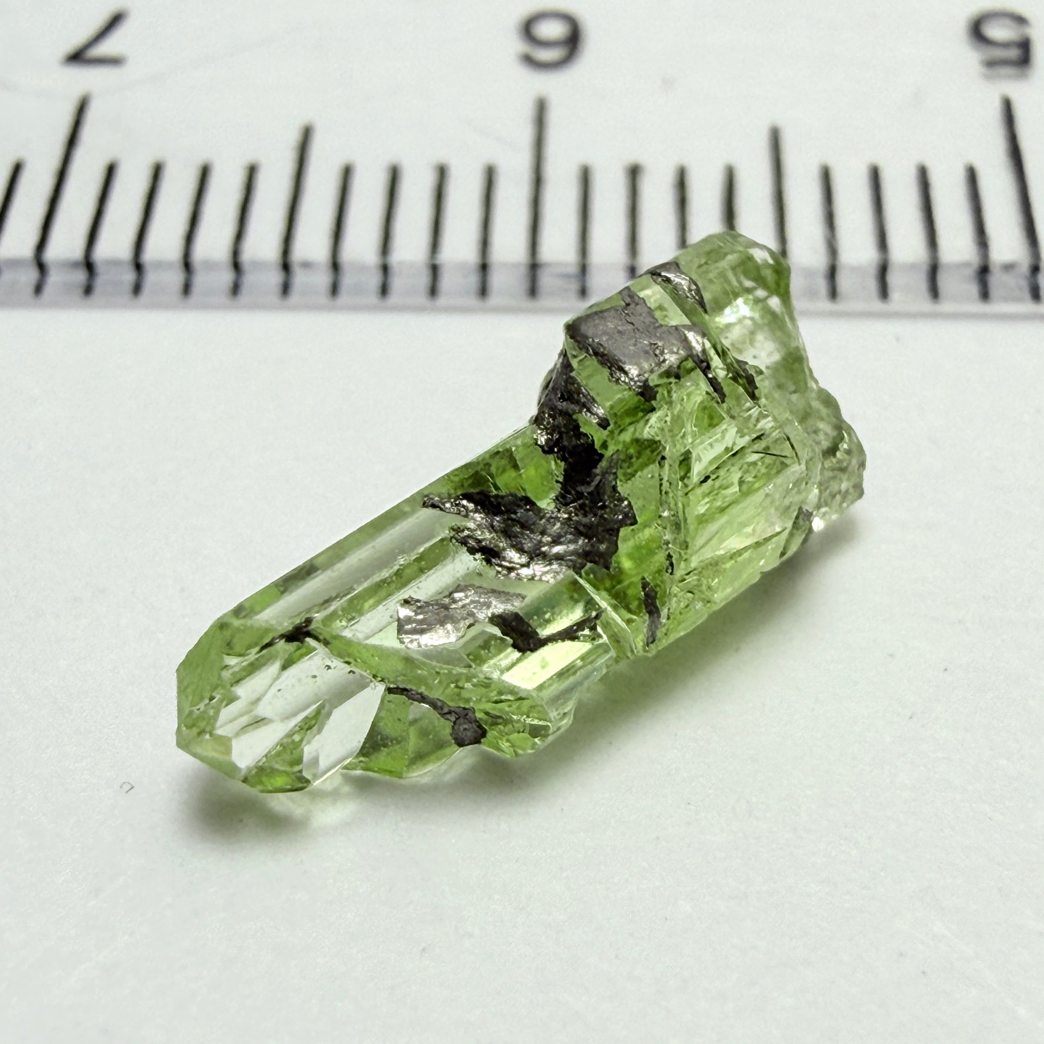 Diopside Crystal, 2.51ct Tanzania, Untreated Unheated, triple rainbow