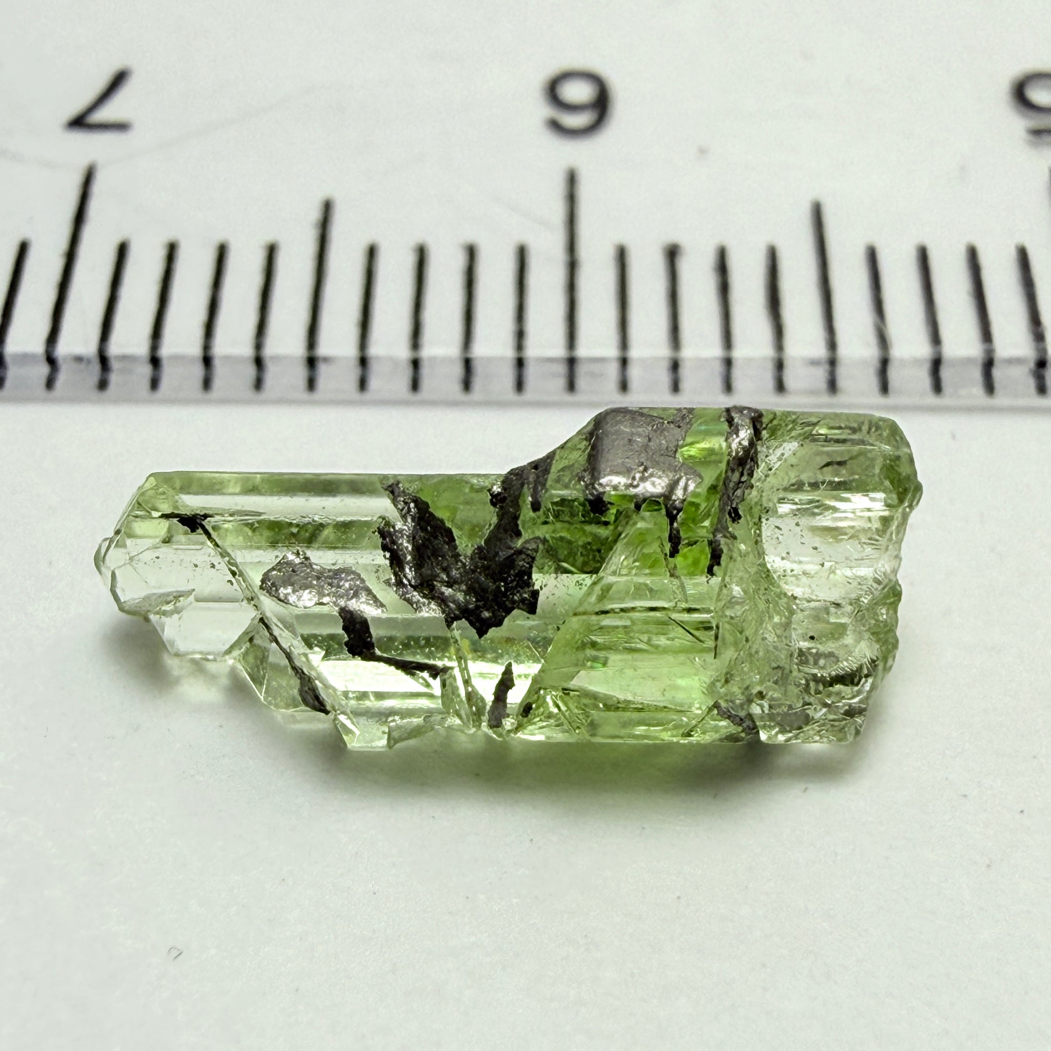 Diopside Crystal, 2.51ct Tanzania, Untreated Unheated, triple rainbow