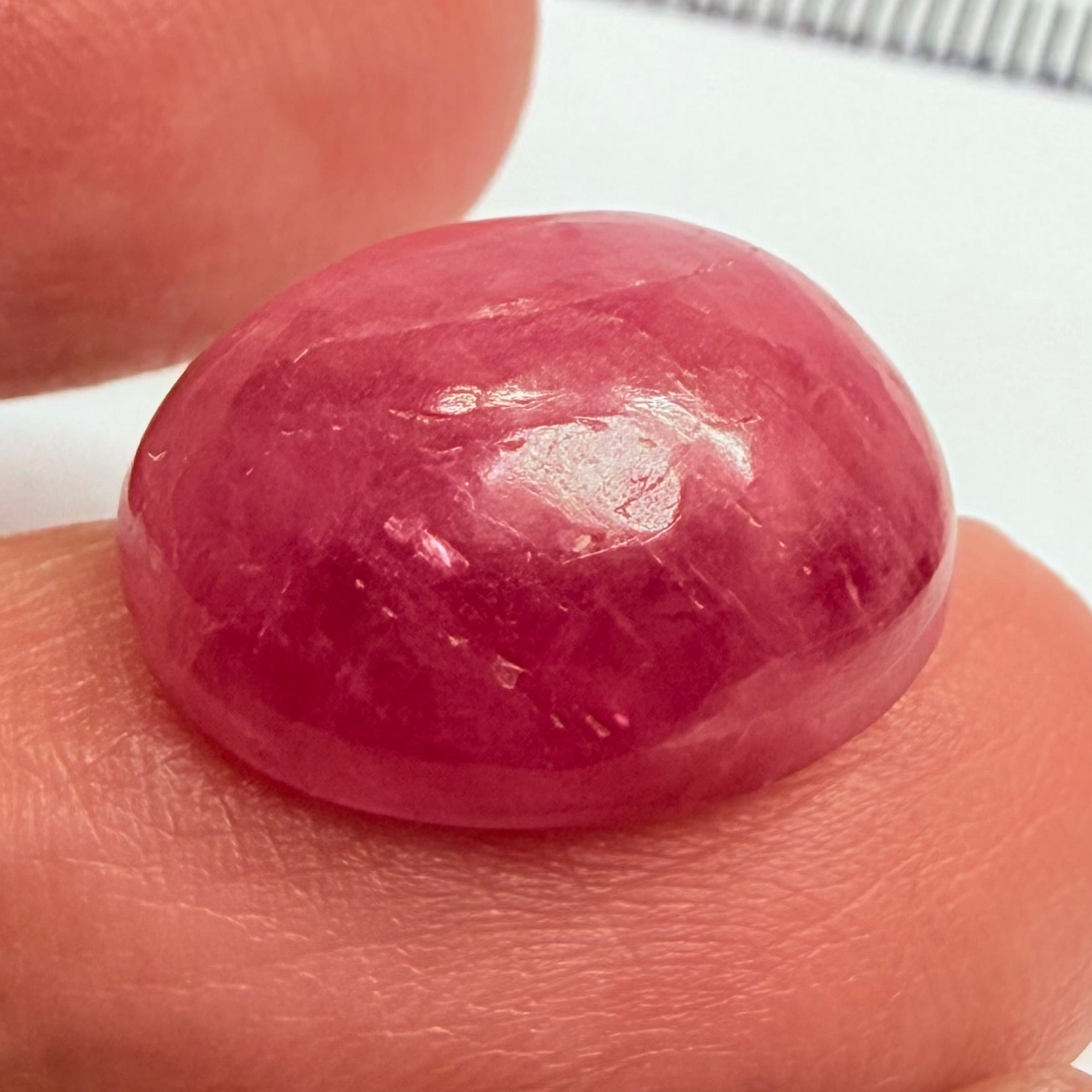 Ruby Cabochon, 18.13ct, Tanzania, Untreated Unheated