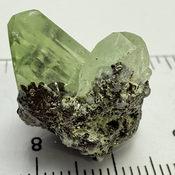 Diopside Crystal, 24.28ct Tanzania, Untreated Unheated