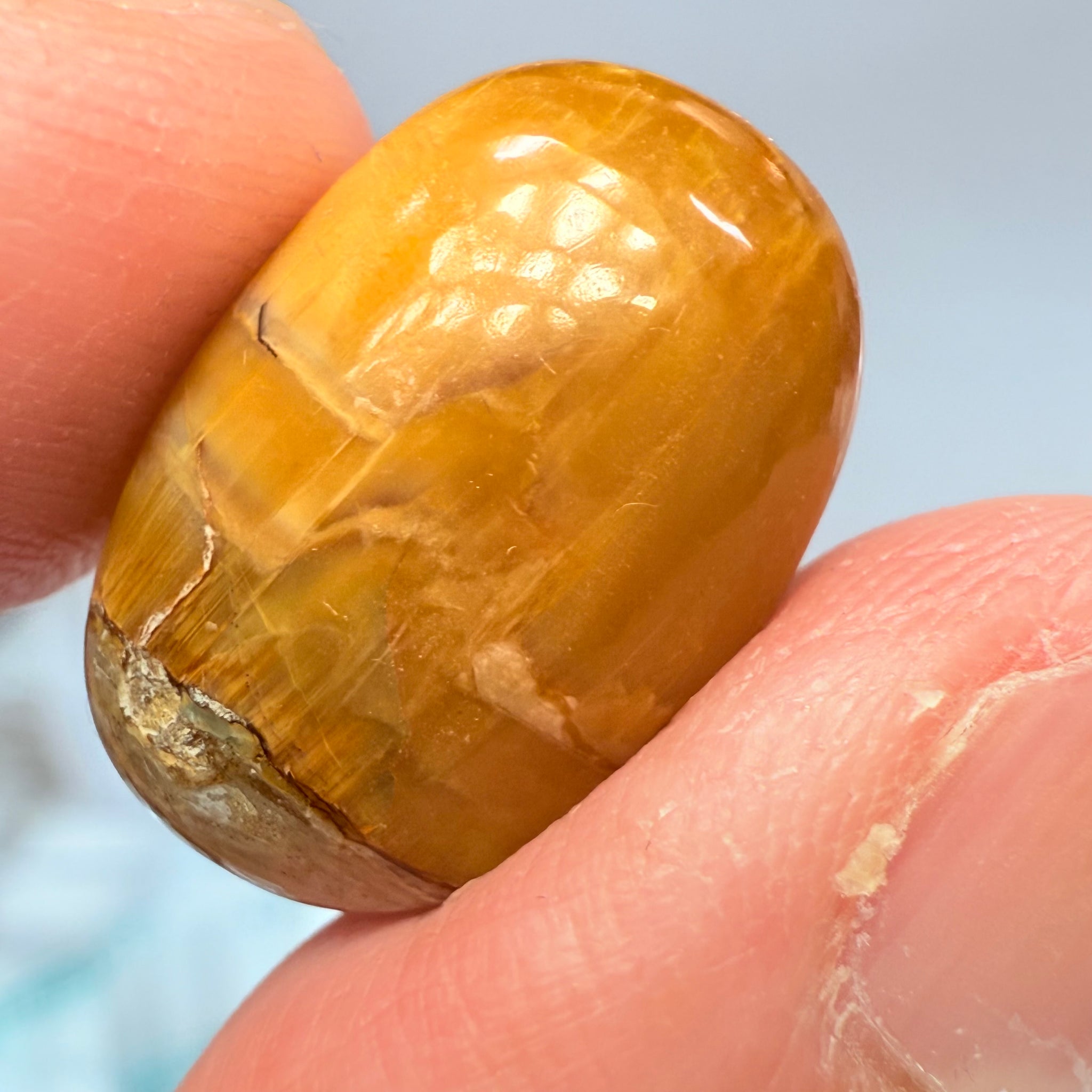 Cats-Eye Opal, 11.61ct, Tanzania, Untreated Unheated