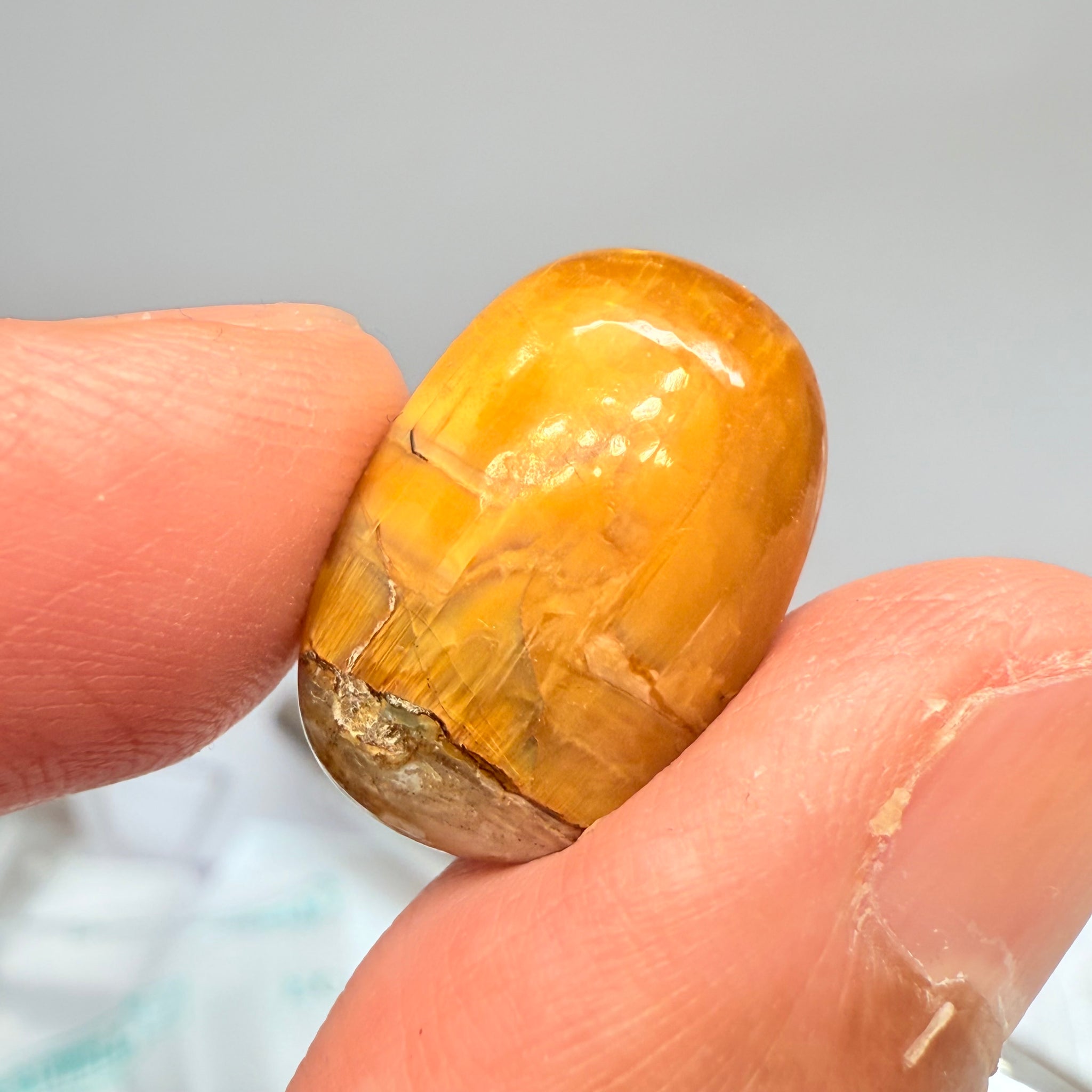 Cats-Eye Opal, 11.61ct, Tanzania, Untreated Unheated