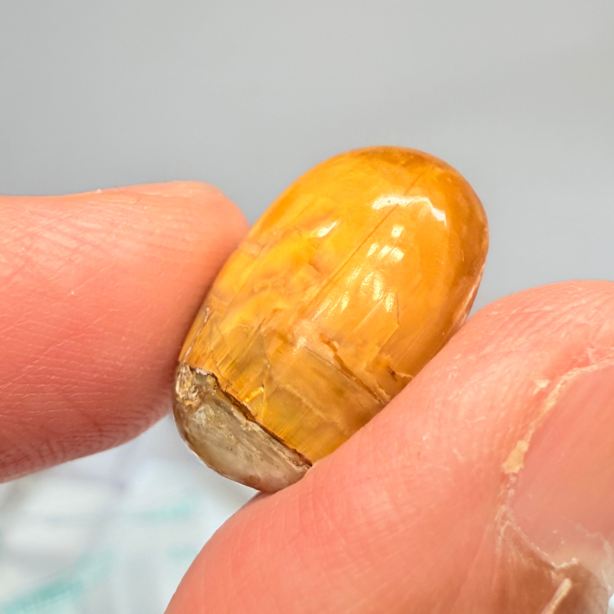 Cats-Eye Opal, 11.61ct, Tanzania, Untreated Unheated