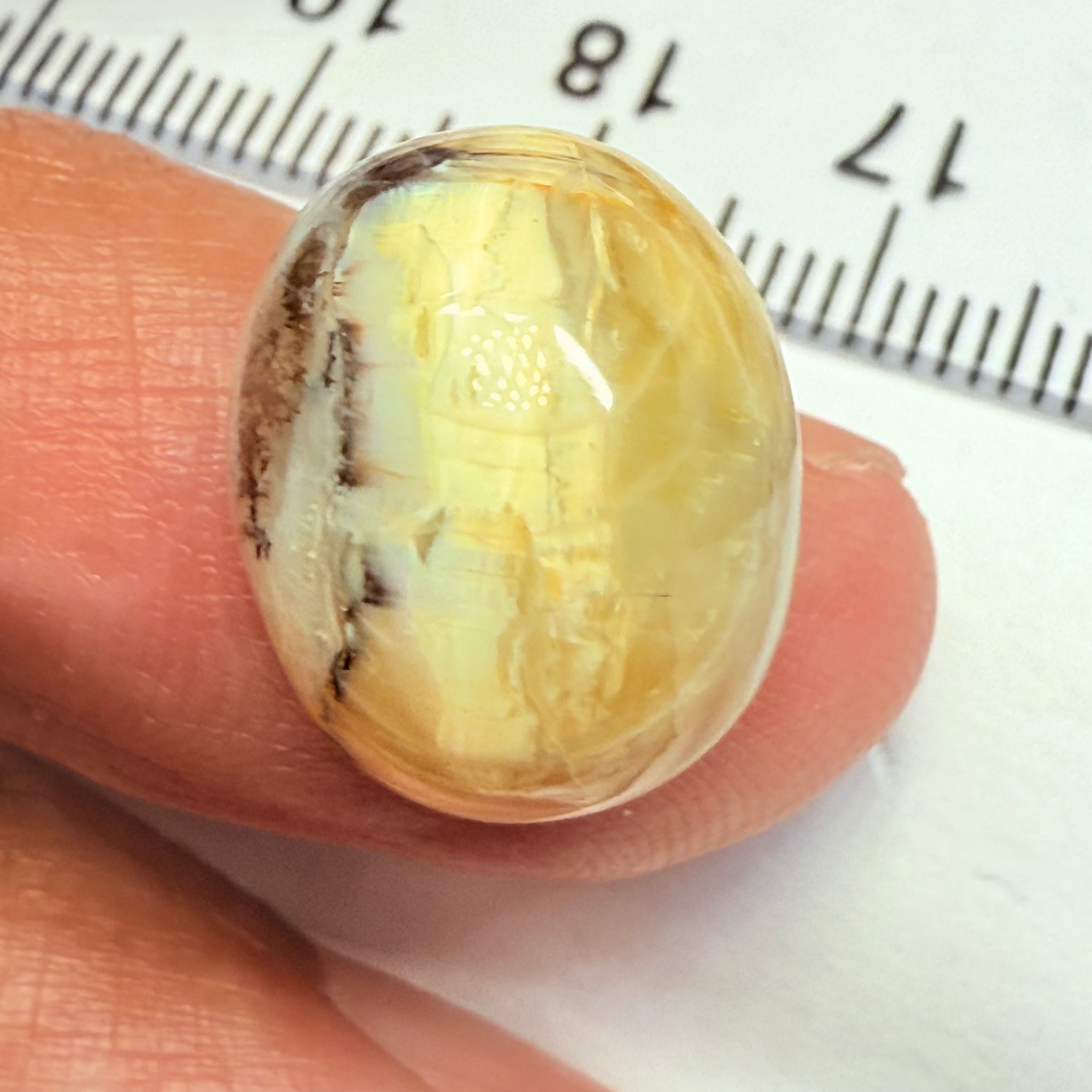 Cats-Eye Opal, 9.42ct, Tanzania, Untreated Unheated