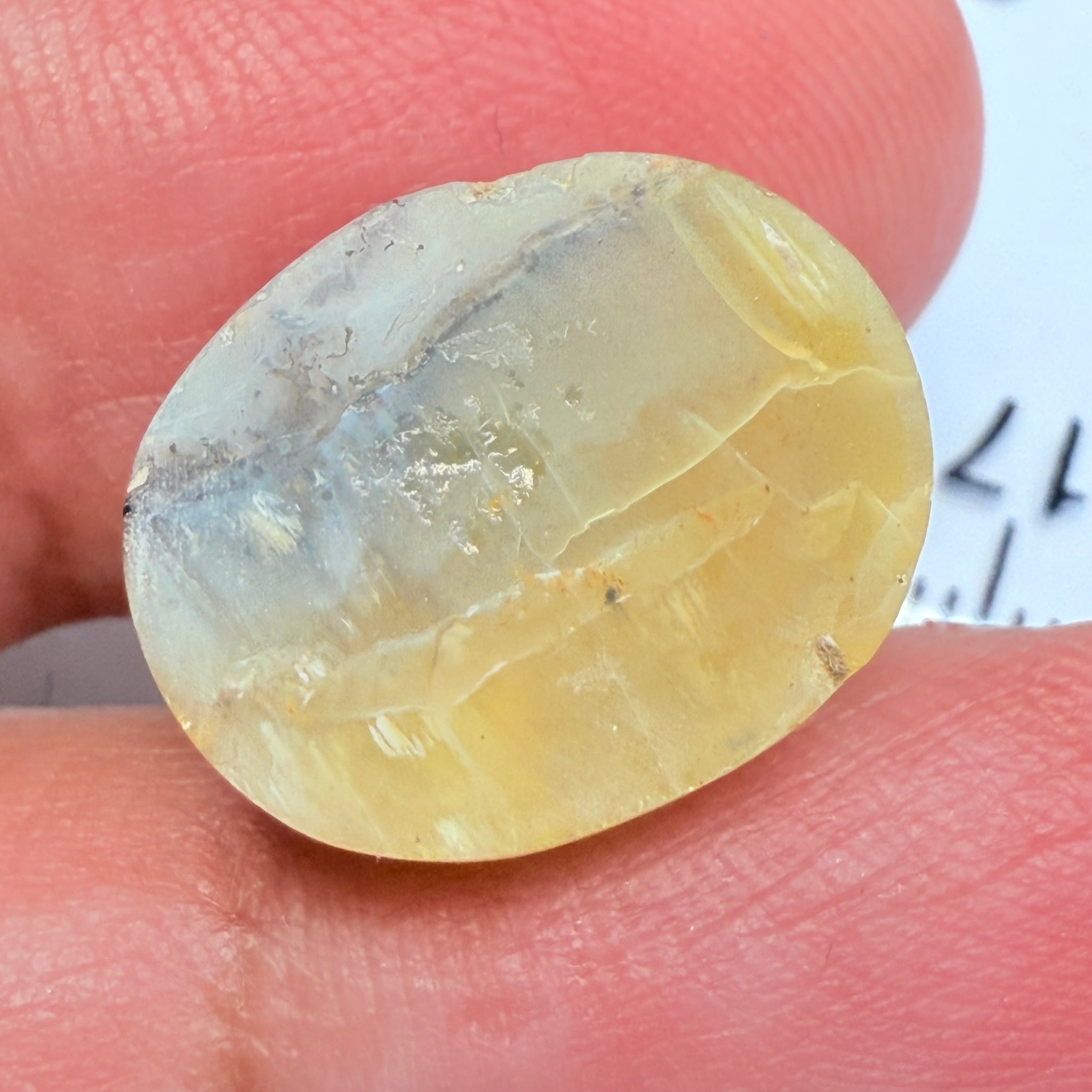 Cats-Eye Opal, 9.42ct, Tanzania, Untreated Unheated