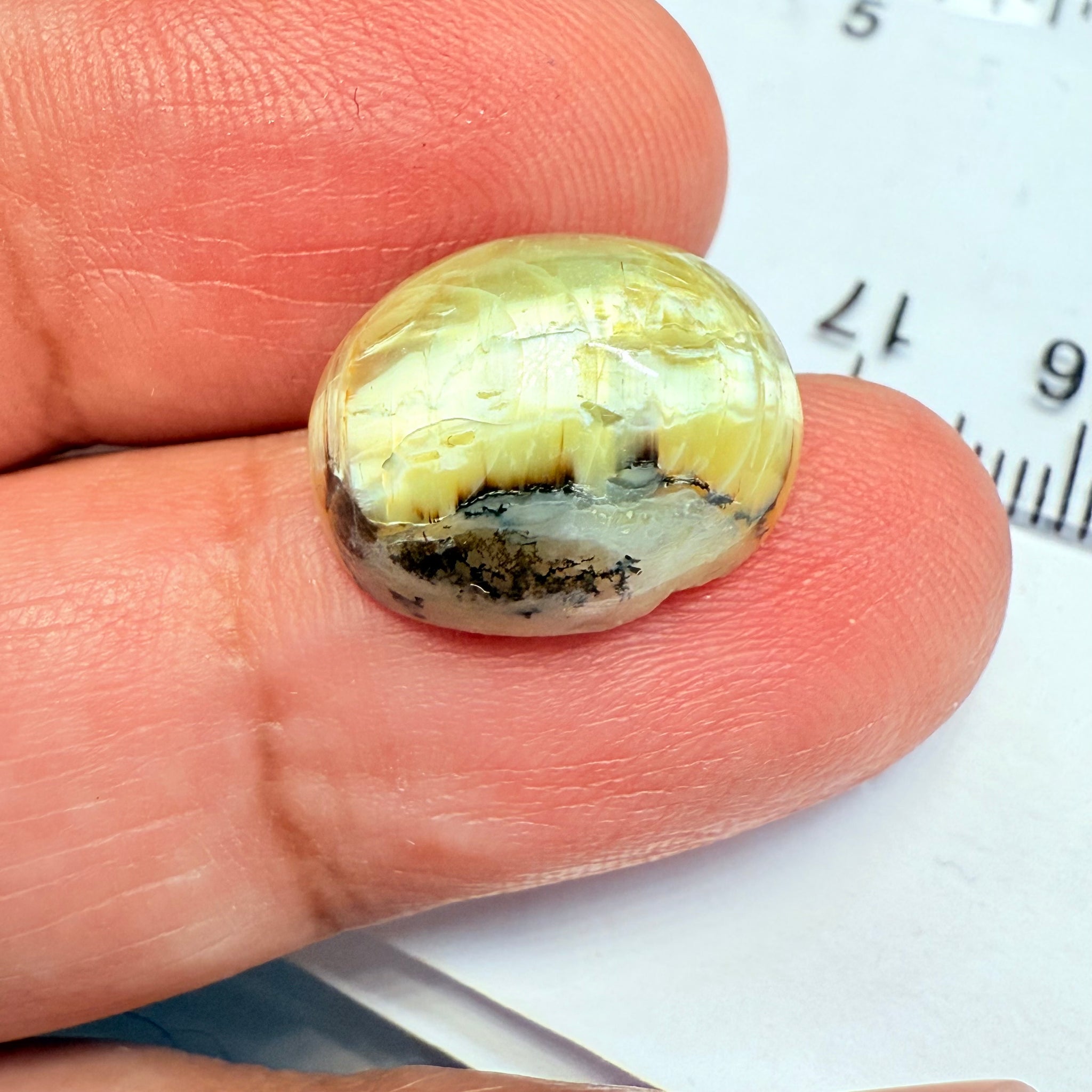 Cats-Eye Opal, 9.42ct, Tanzania, Untreated Unheated